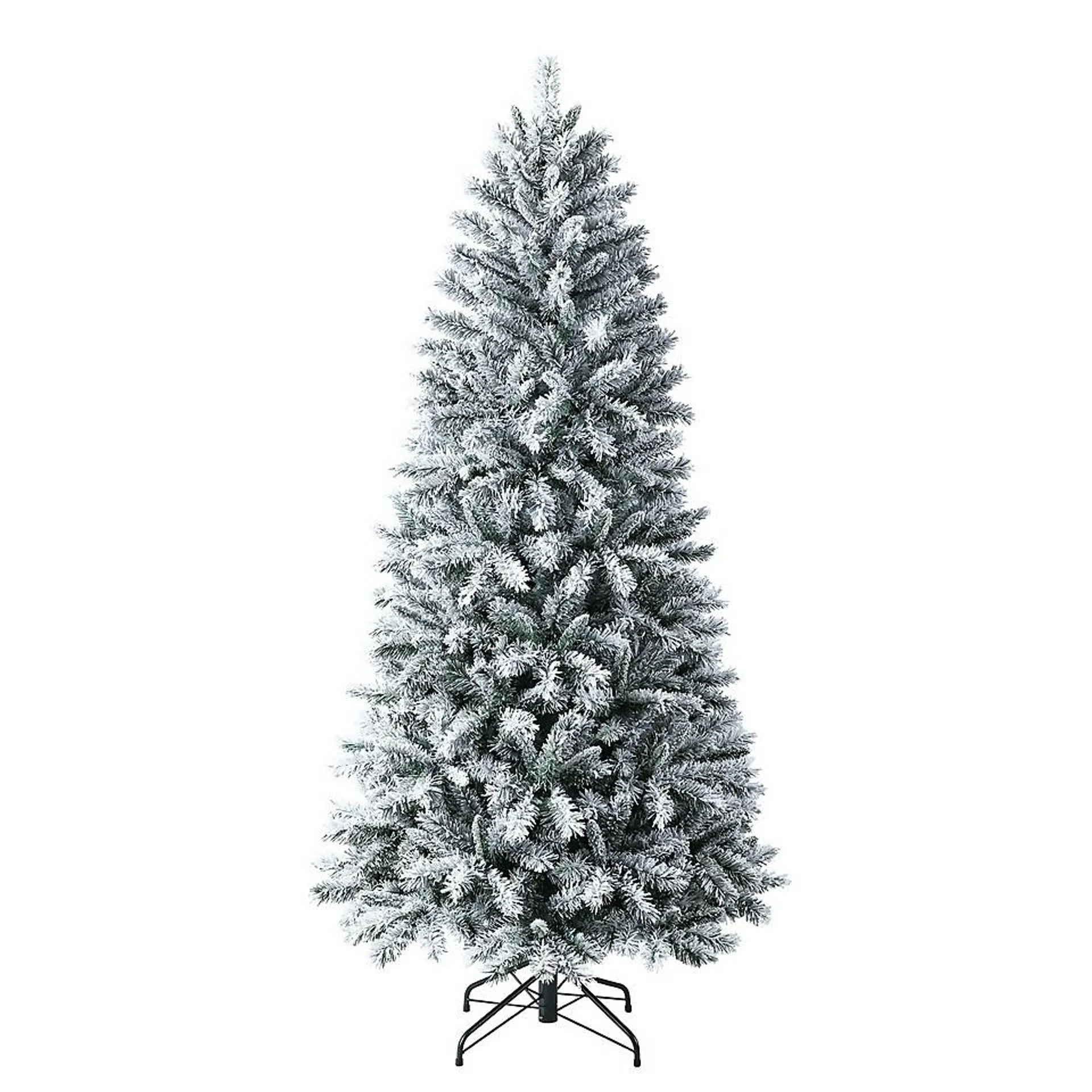 7ft Vancouver Spruce Snowy Artificial Christmas Tree