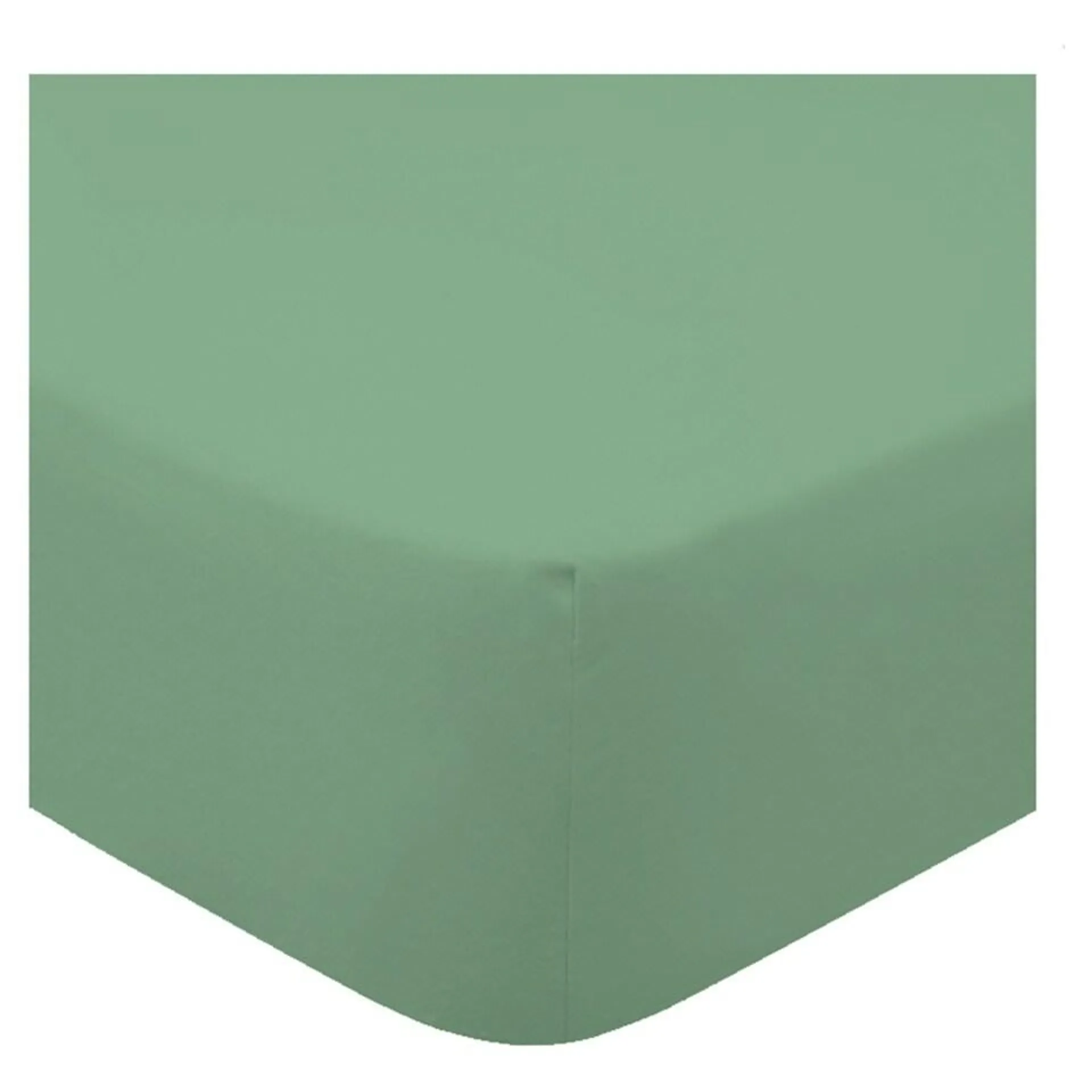 F&F Home Bedding Supersoft Green Fitted Sheet Single