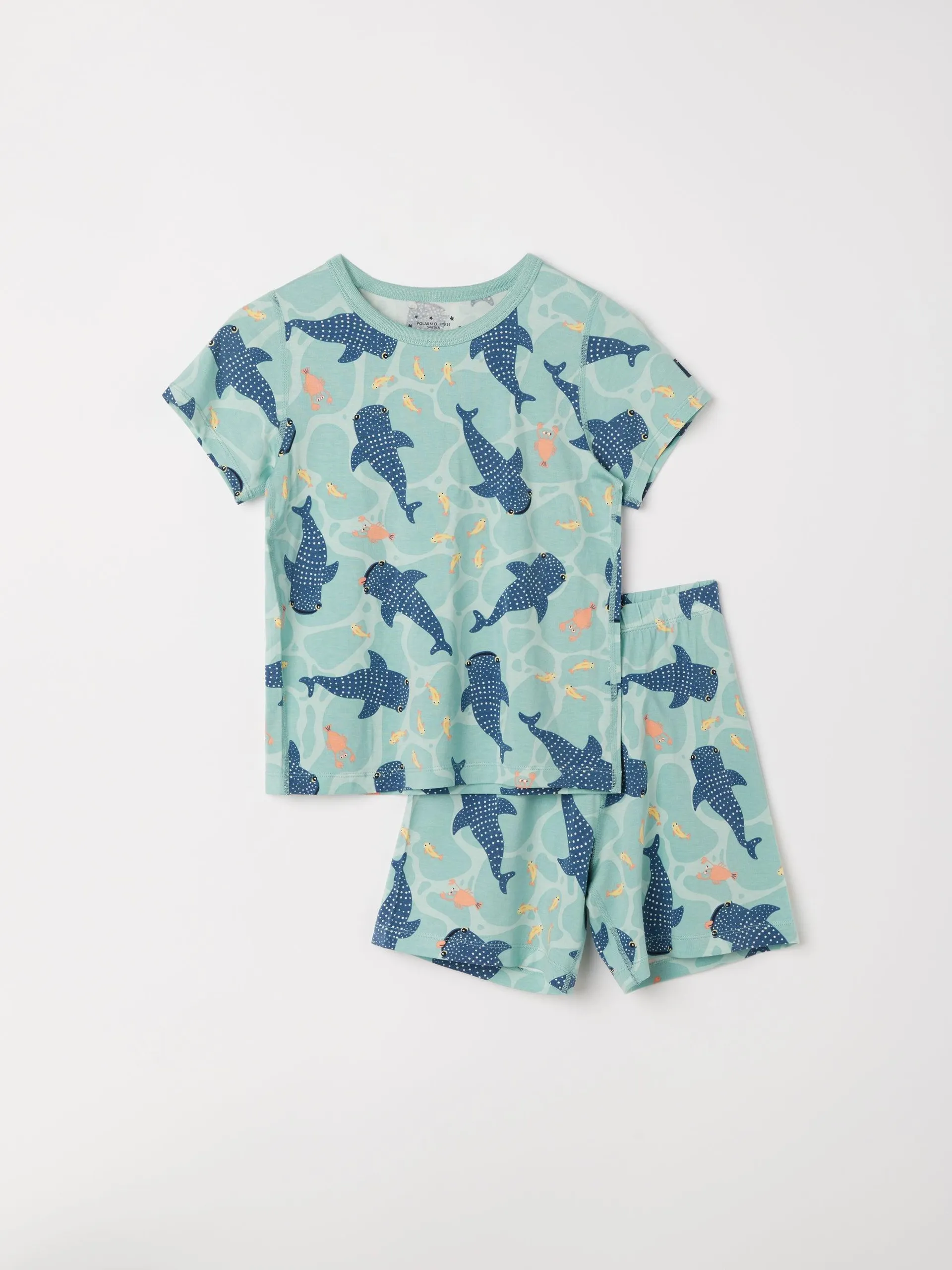 Shark Print Kids Short Pyjamas