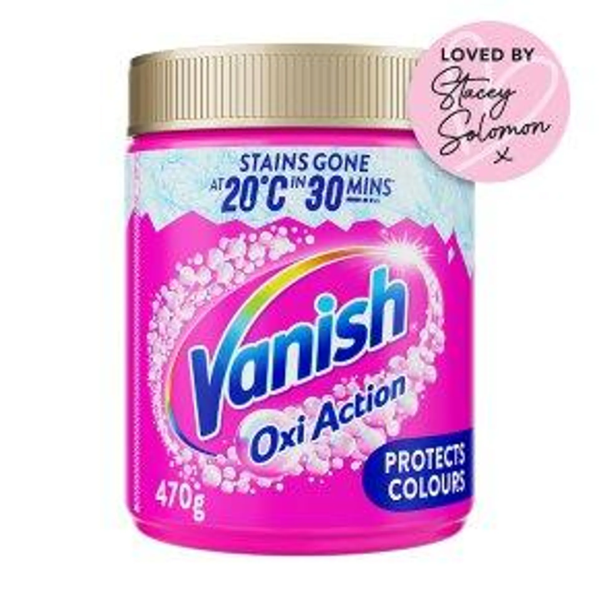 Vanish Gold Oxi Action Laundry Stain Remover Powder Colours Small Pack