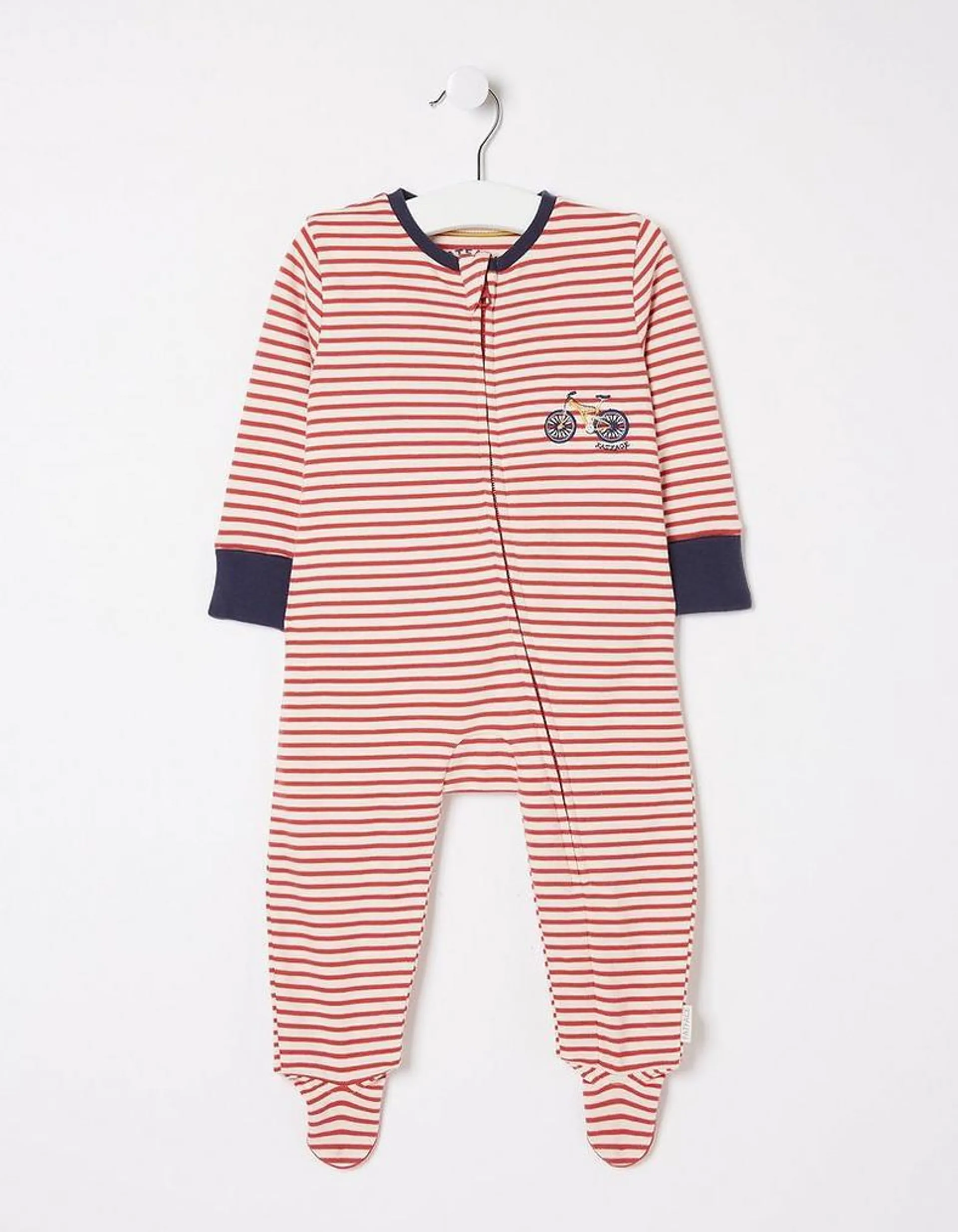 Bike Graphic Zipped Sleepsuit