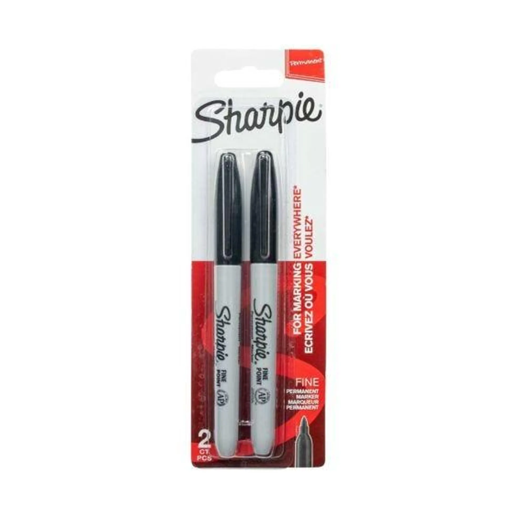 Sharpie Permanent Marker Pack of 2 Black