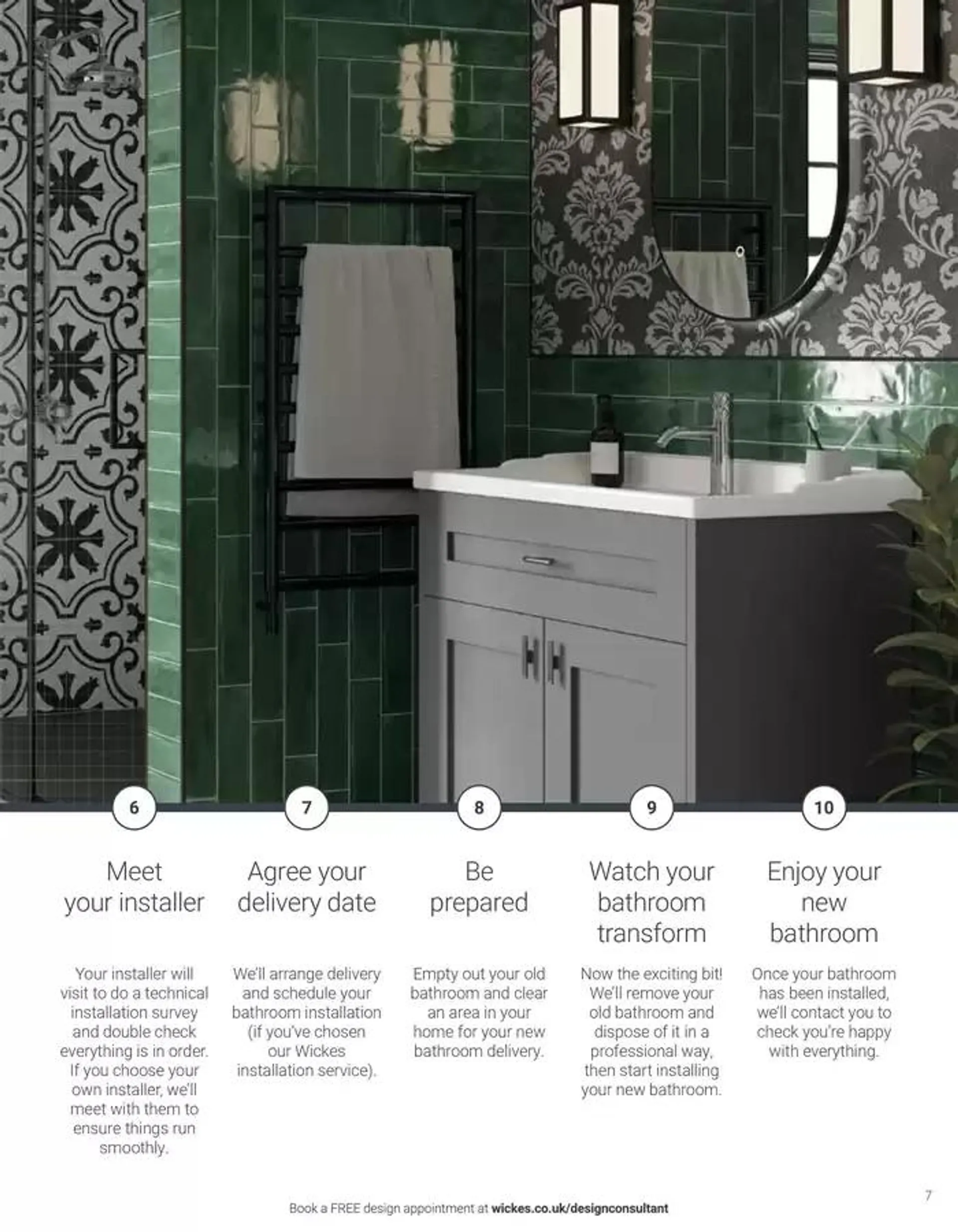 Wickes Bespoke Bathrooms brochure from 5 November to 31 December 2024 - Catalogue Page 7