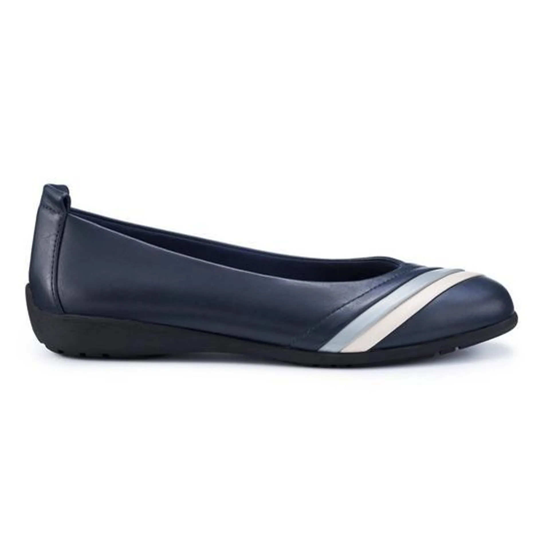 'Phoenix' Pleated Ballet Pumps