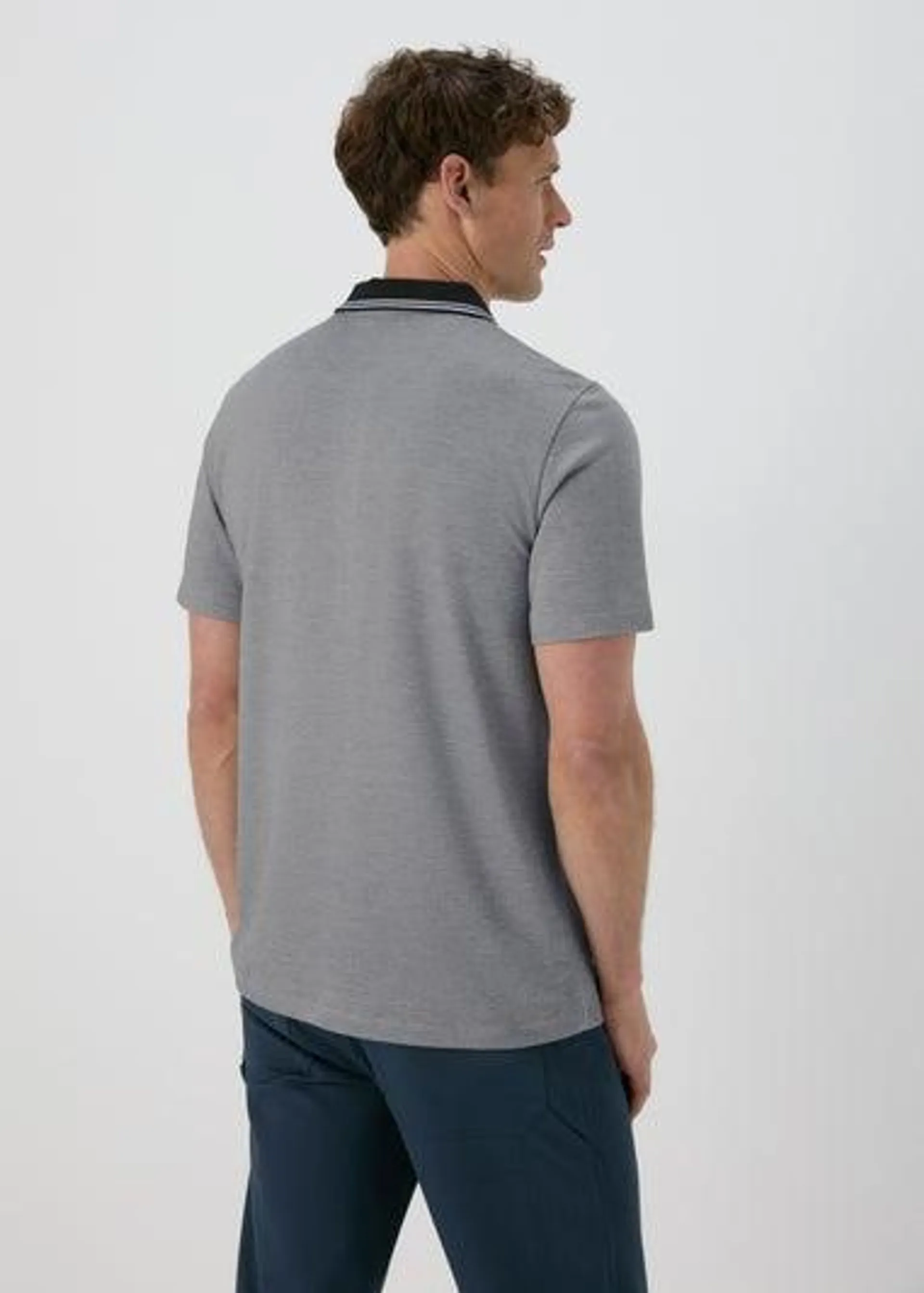 Grey Smart Polo Shirt