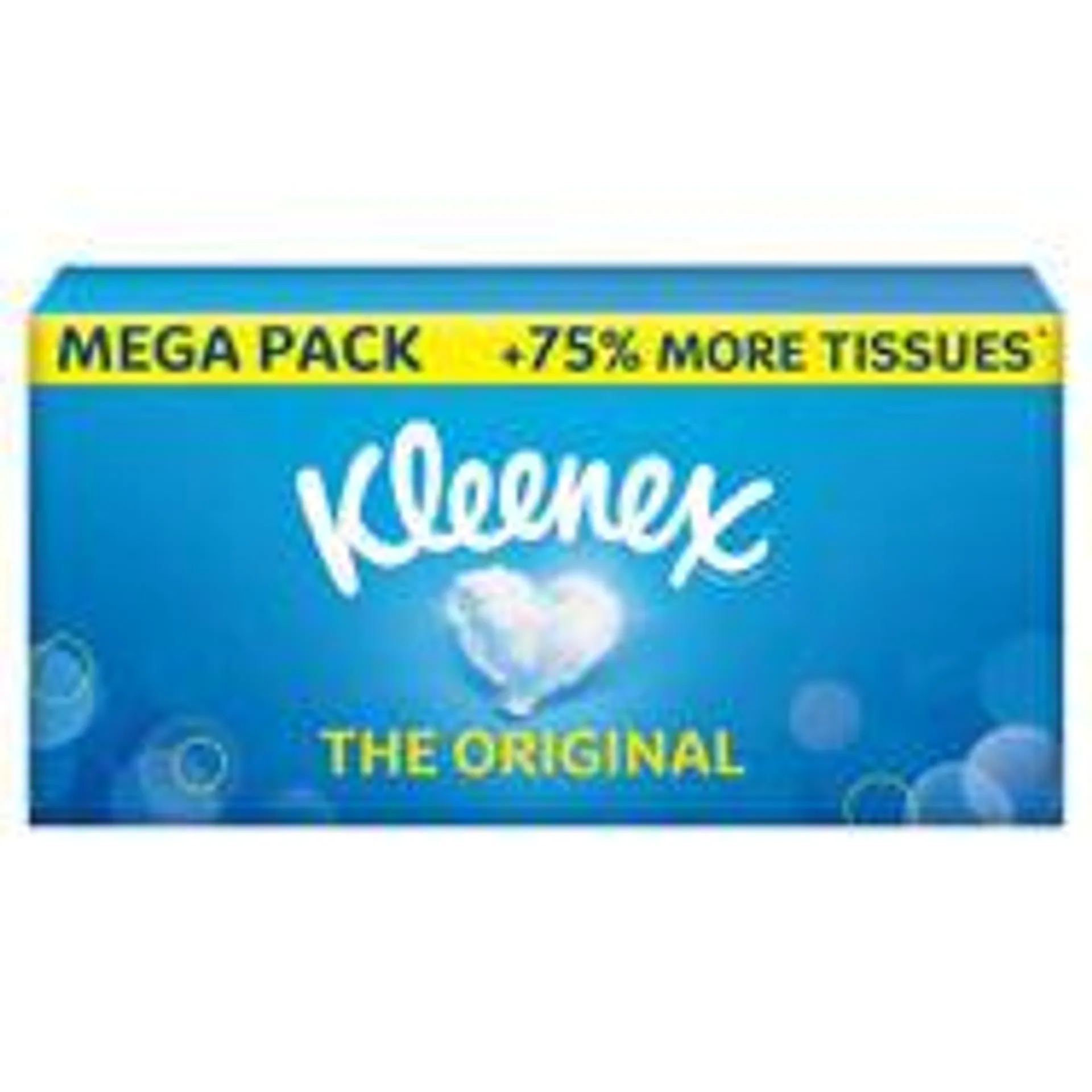 Kleenex Original Tissues MEGA Pack - 75% More Tissues