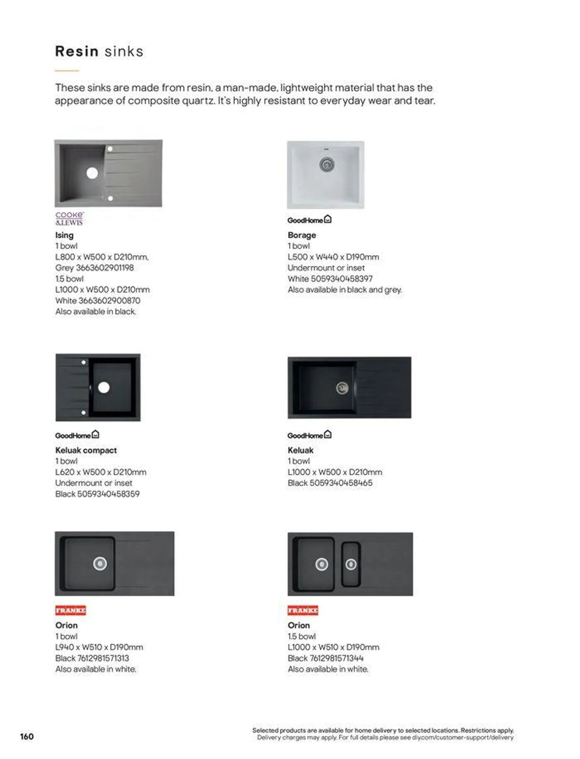 Kitchens from 16 August to 31 December 2024 - Catalogue Page 160