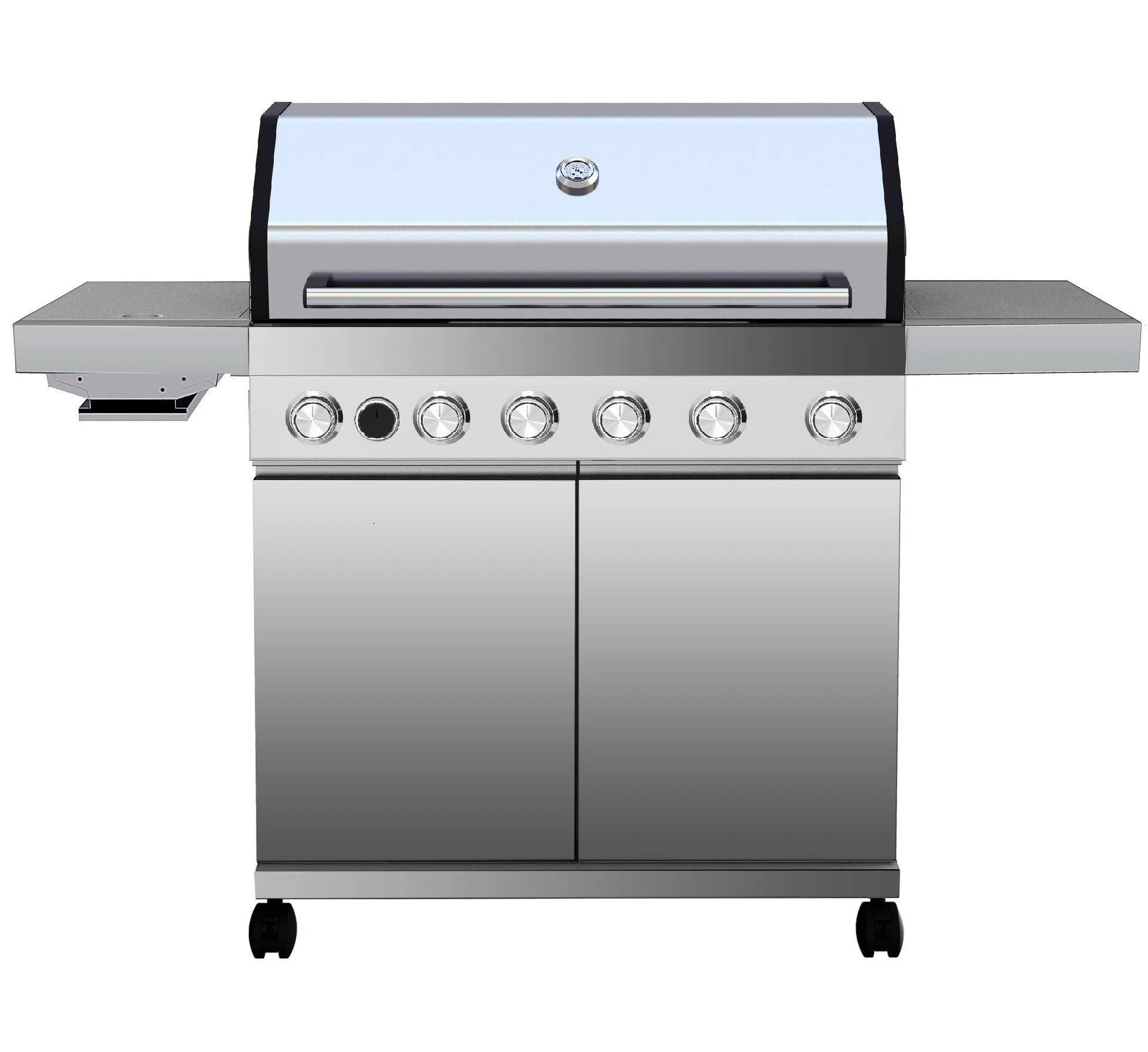 Grillstream Apex 6 Burner Gas & Charcoal BBQ