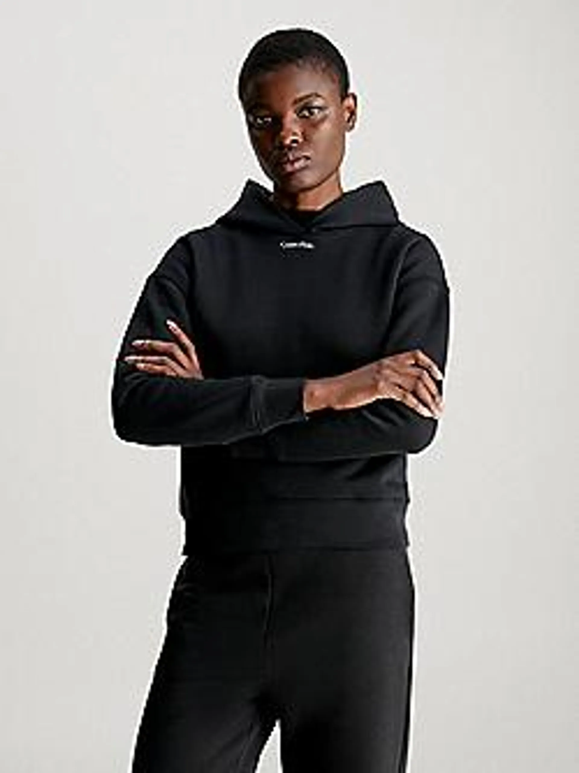 Relaxed Cotton Terry Hoodie