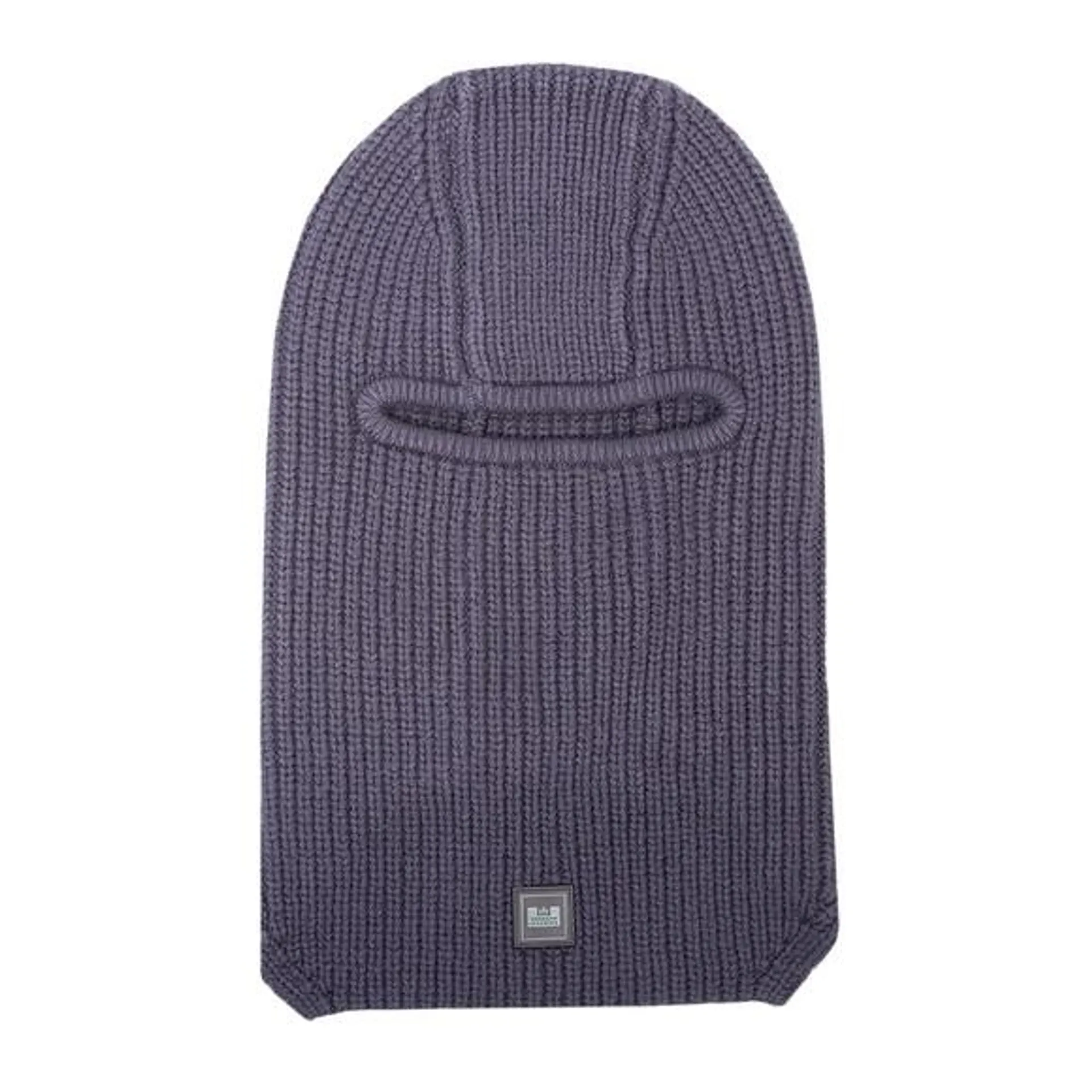 Mens Blue Oden Rib Knit Balaclava