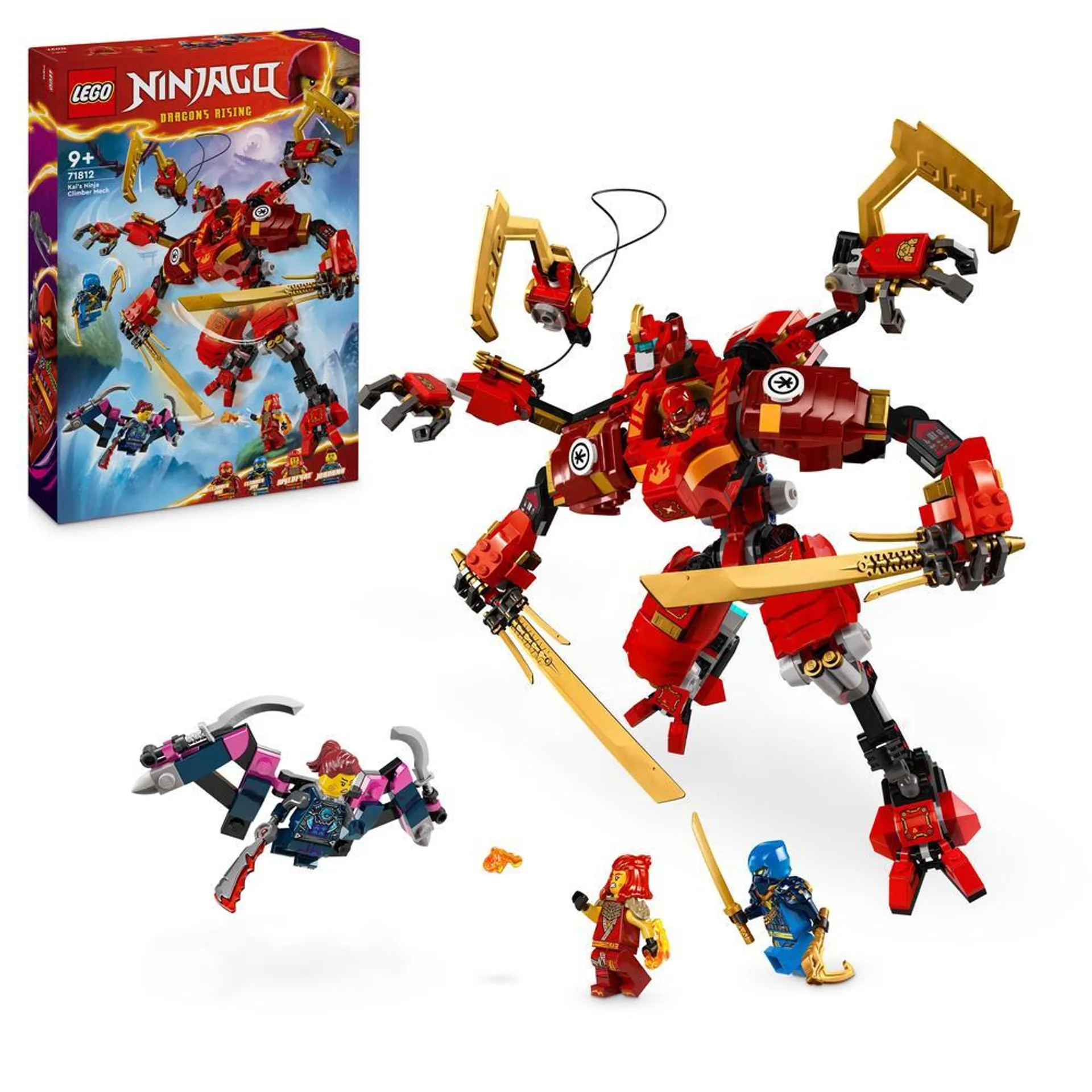 LEGO® Ninjago® Kai's Ninja Climber Mech Toy Set 71812