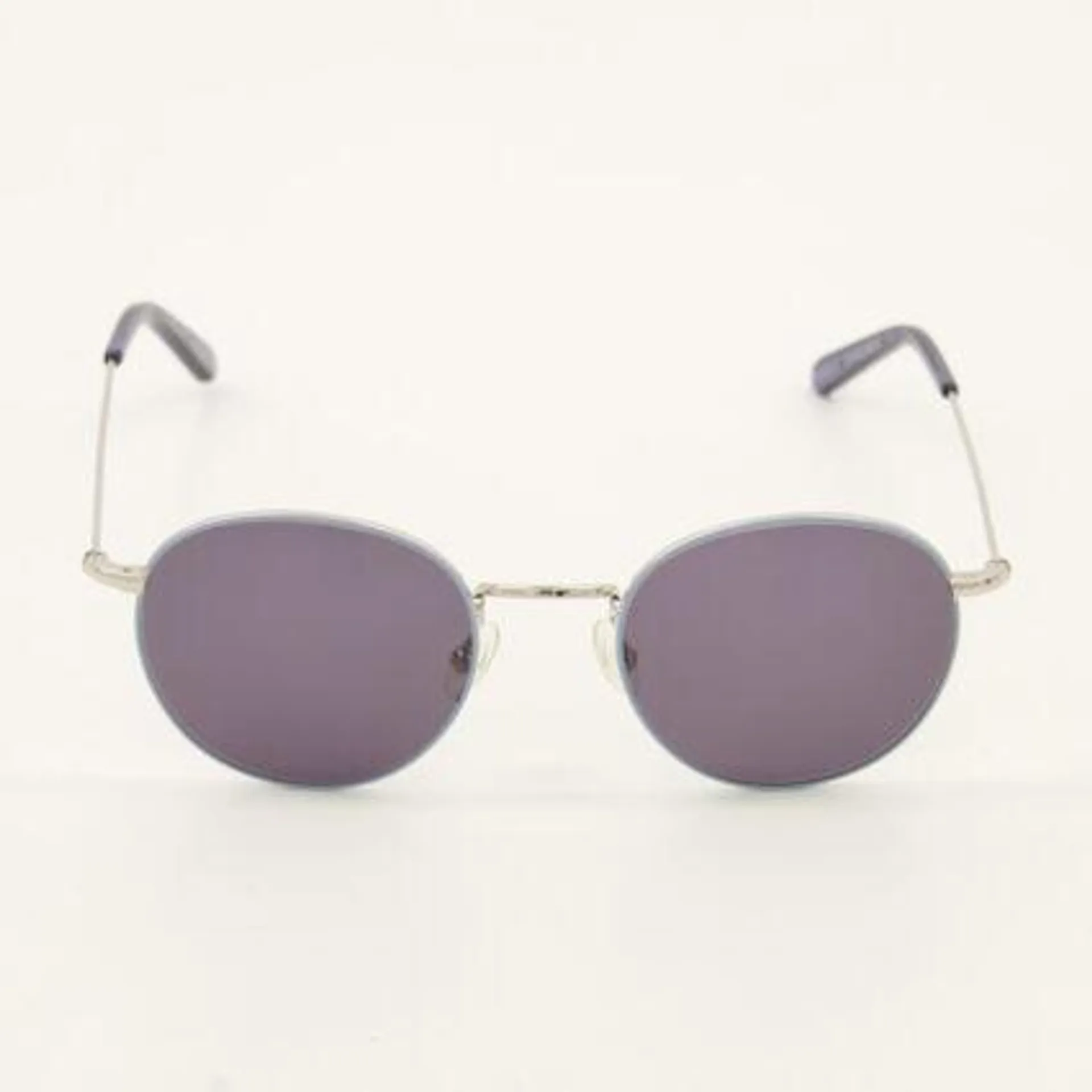 Blue Oswald Round Sunglasses