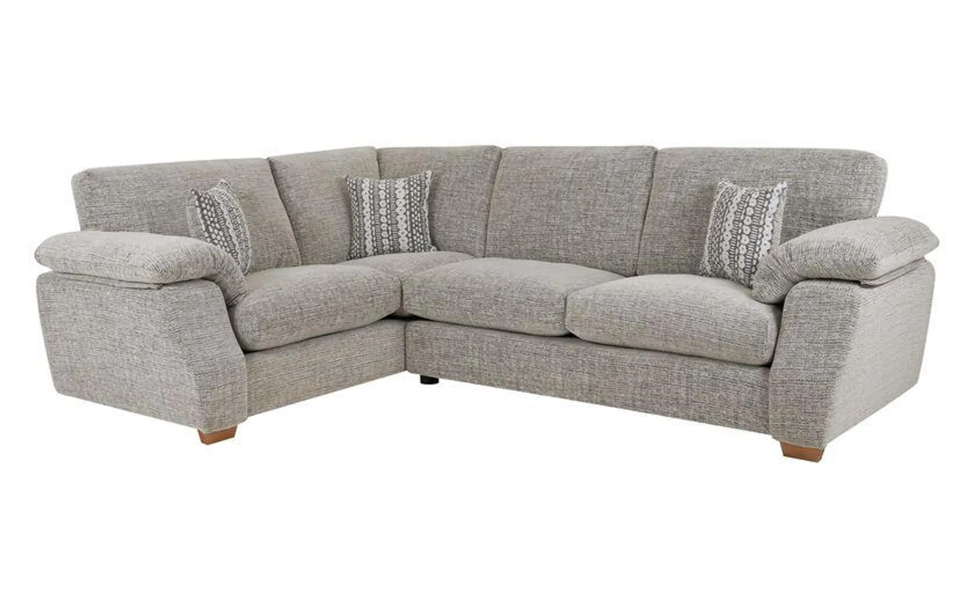 Whisper Fabric 1 Corner 2 Standard Back Sofa