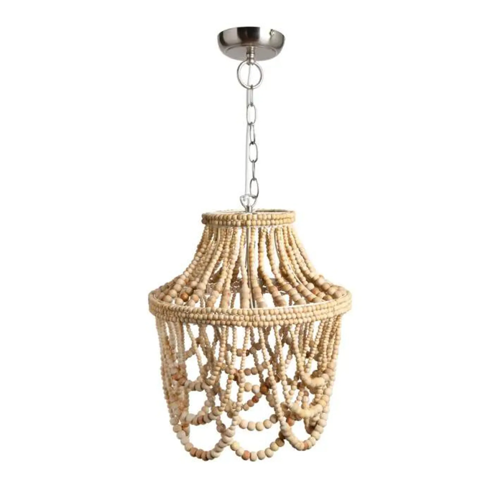 Jenny Beaded Ceiling Pendant, Natural