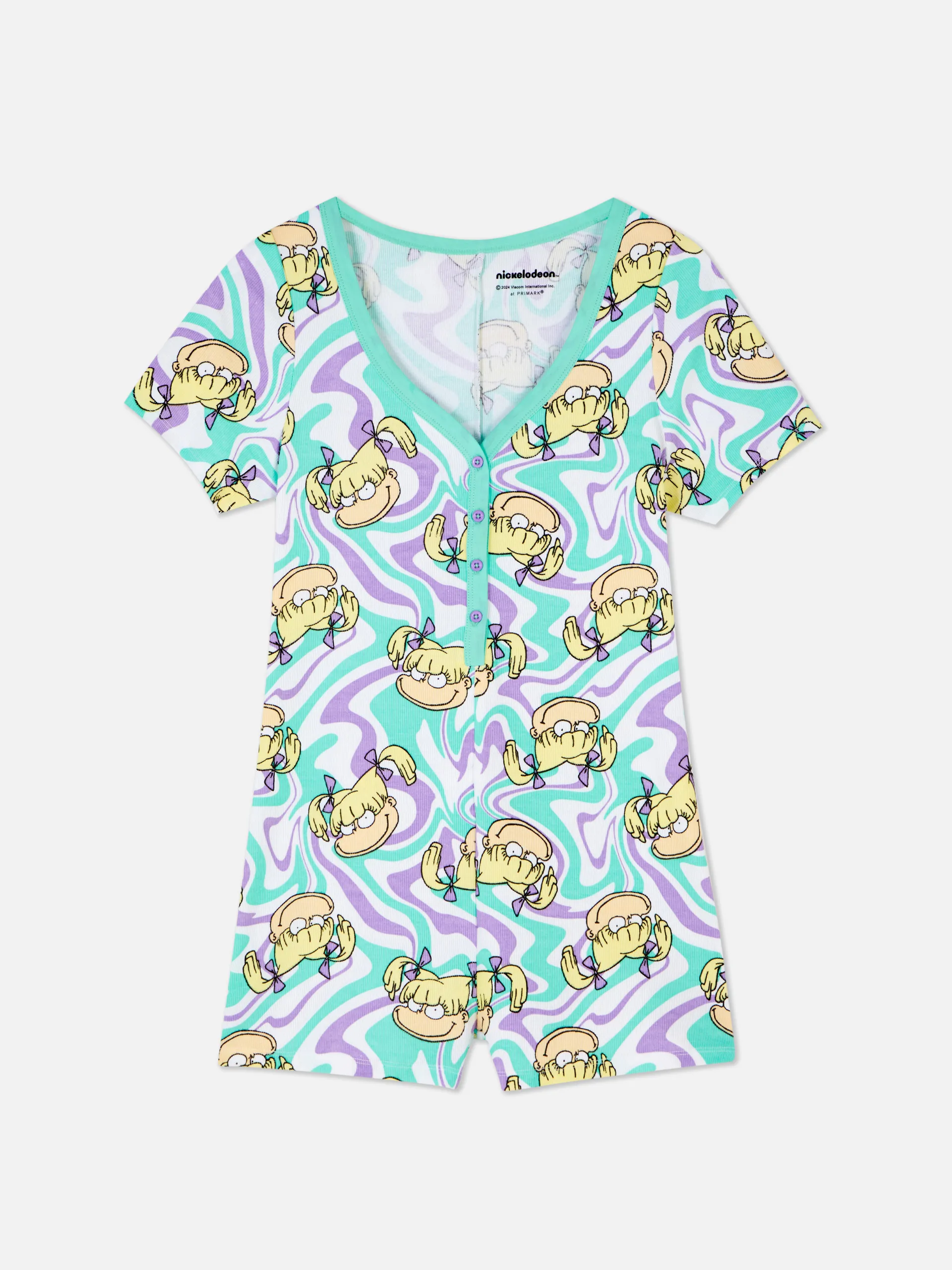 The Rugrats Ribbed Pyjama Romper