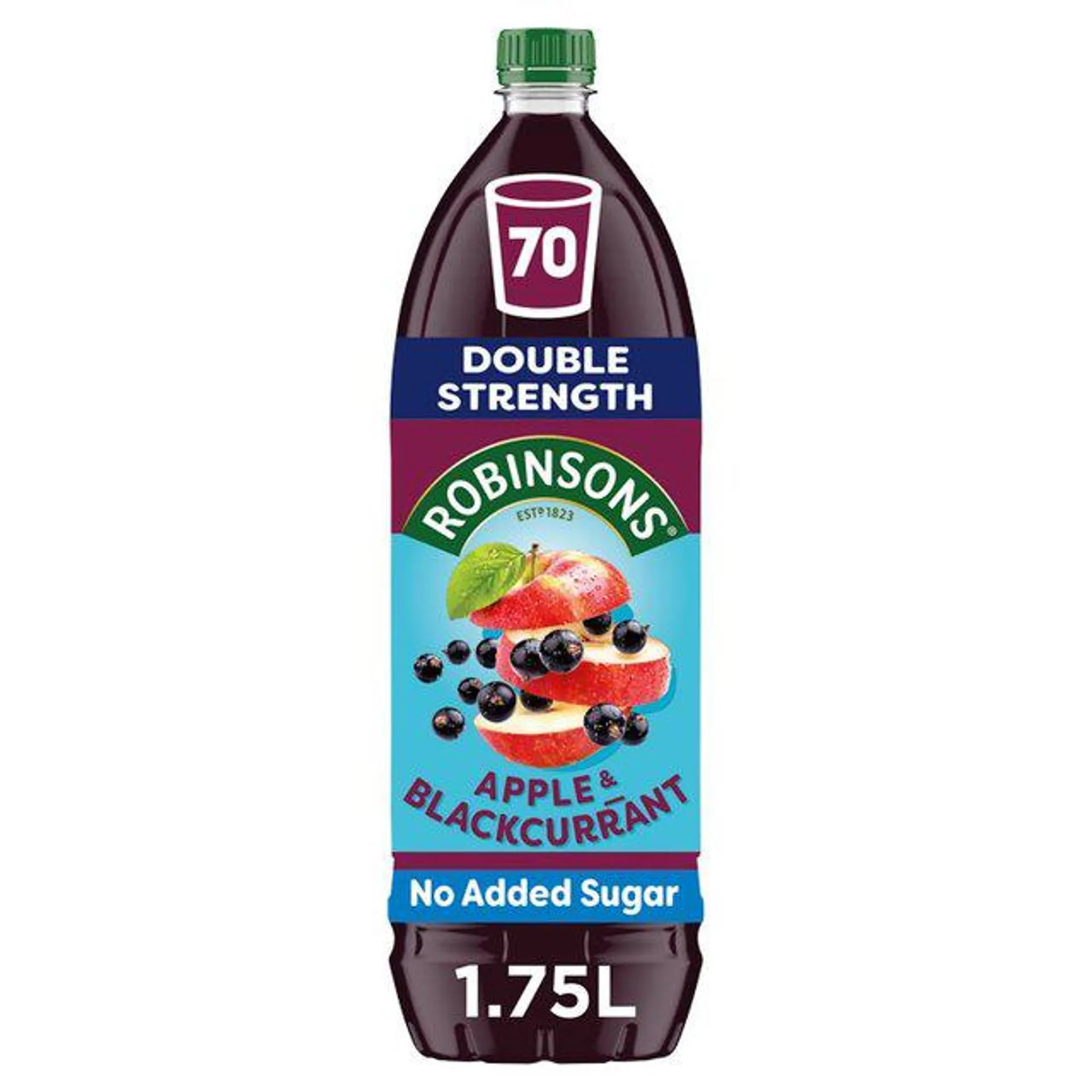 Robinsons Double Strength Apple & Blackcurrant Squash 1.75L