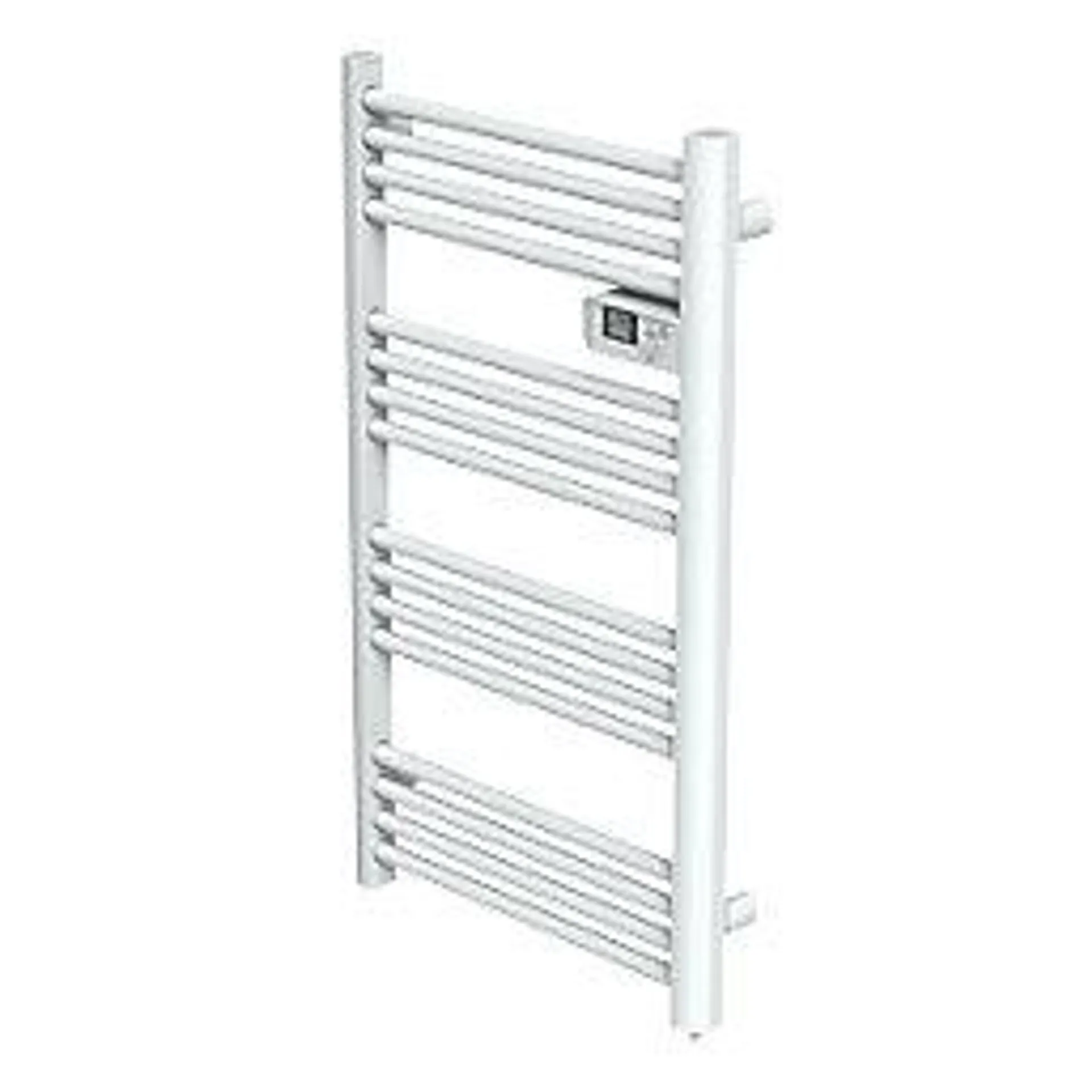 Electric Pre-Filled Towel Radiator 980mm x 550mm White 800BTU