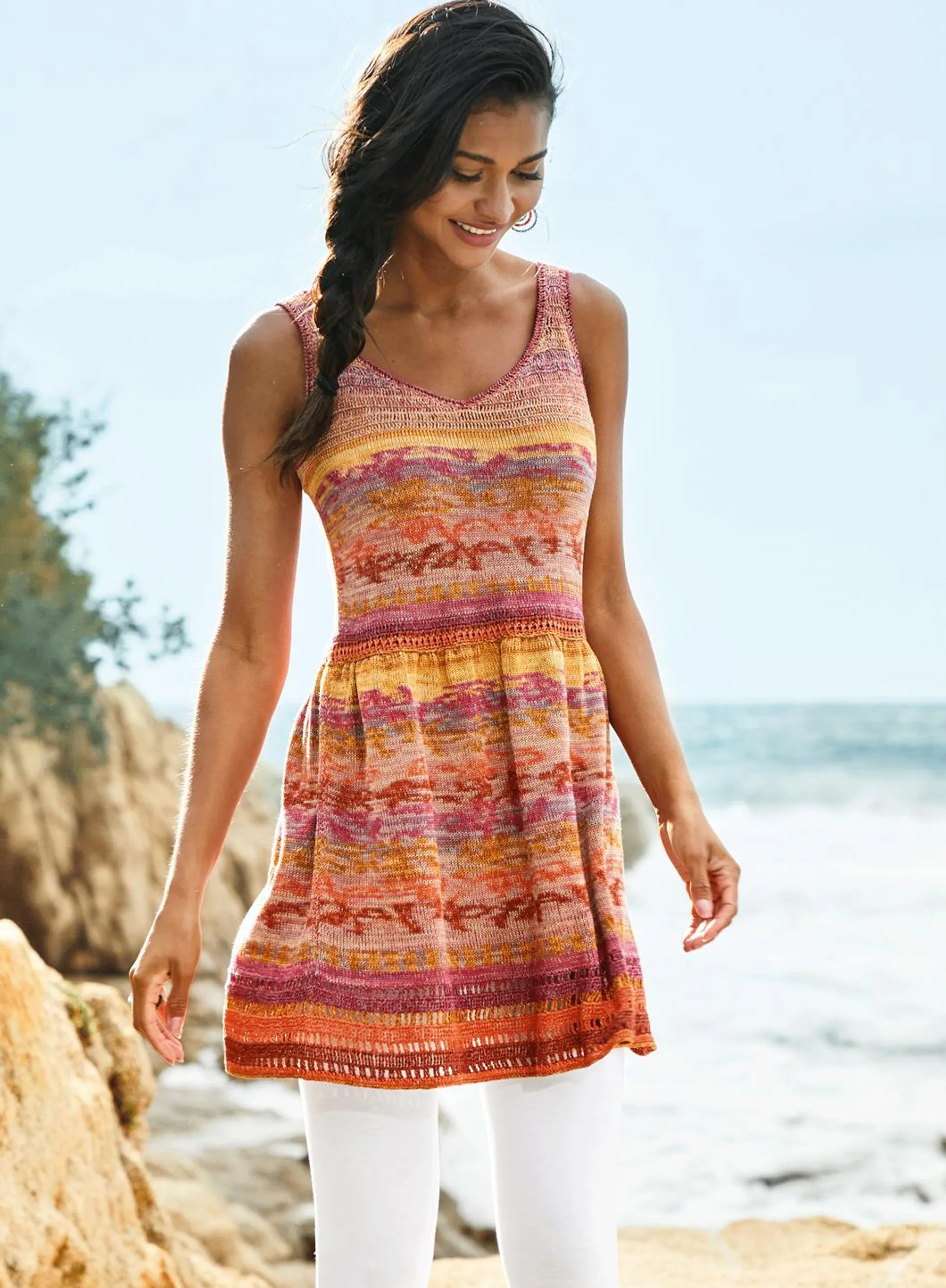 Sunset Crochet Tunic