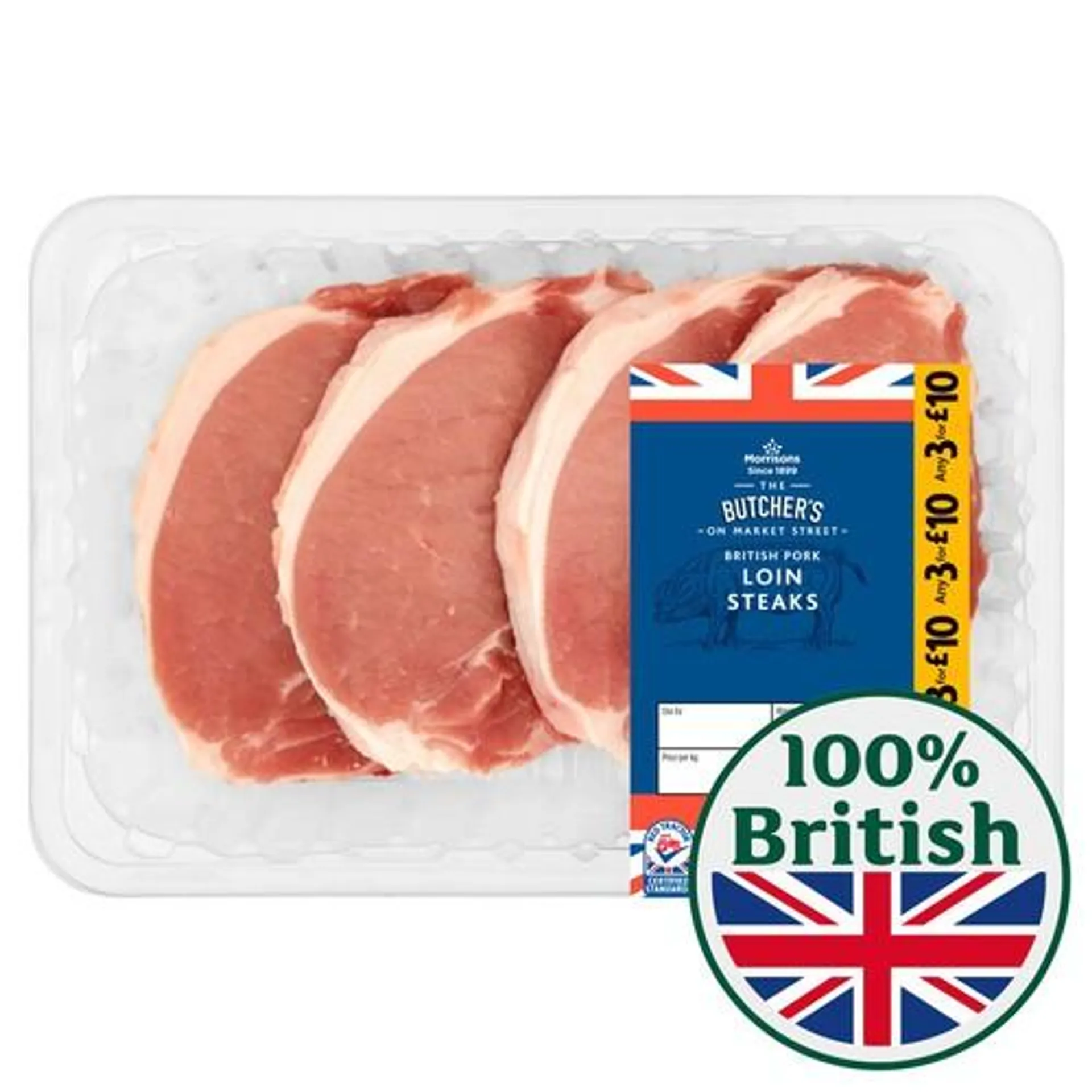 Morrisons British Pork Loin Steaks