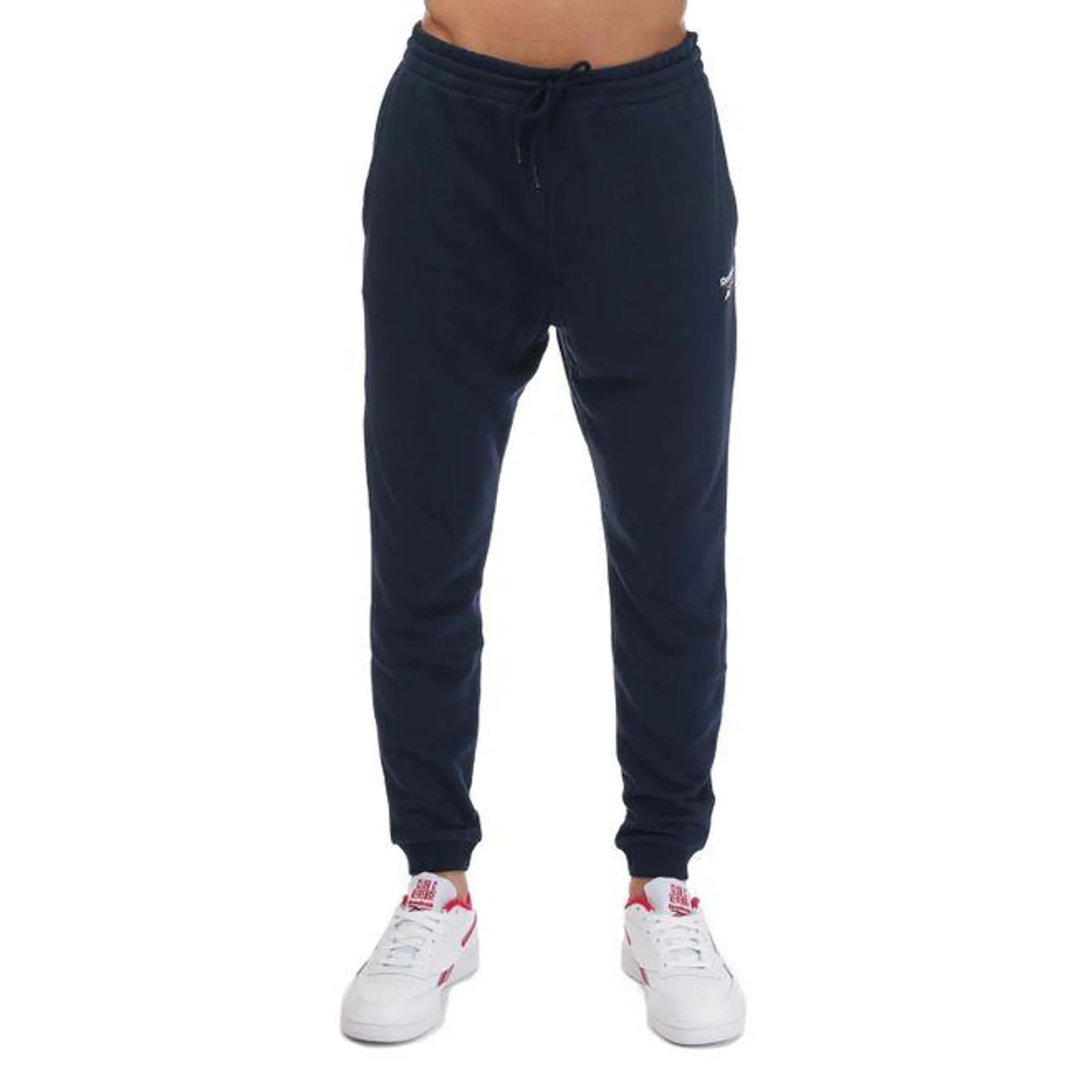 Reebok Mens Identity French Terry Joggers in Navy