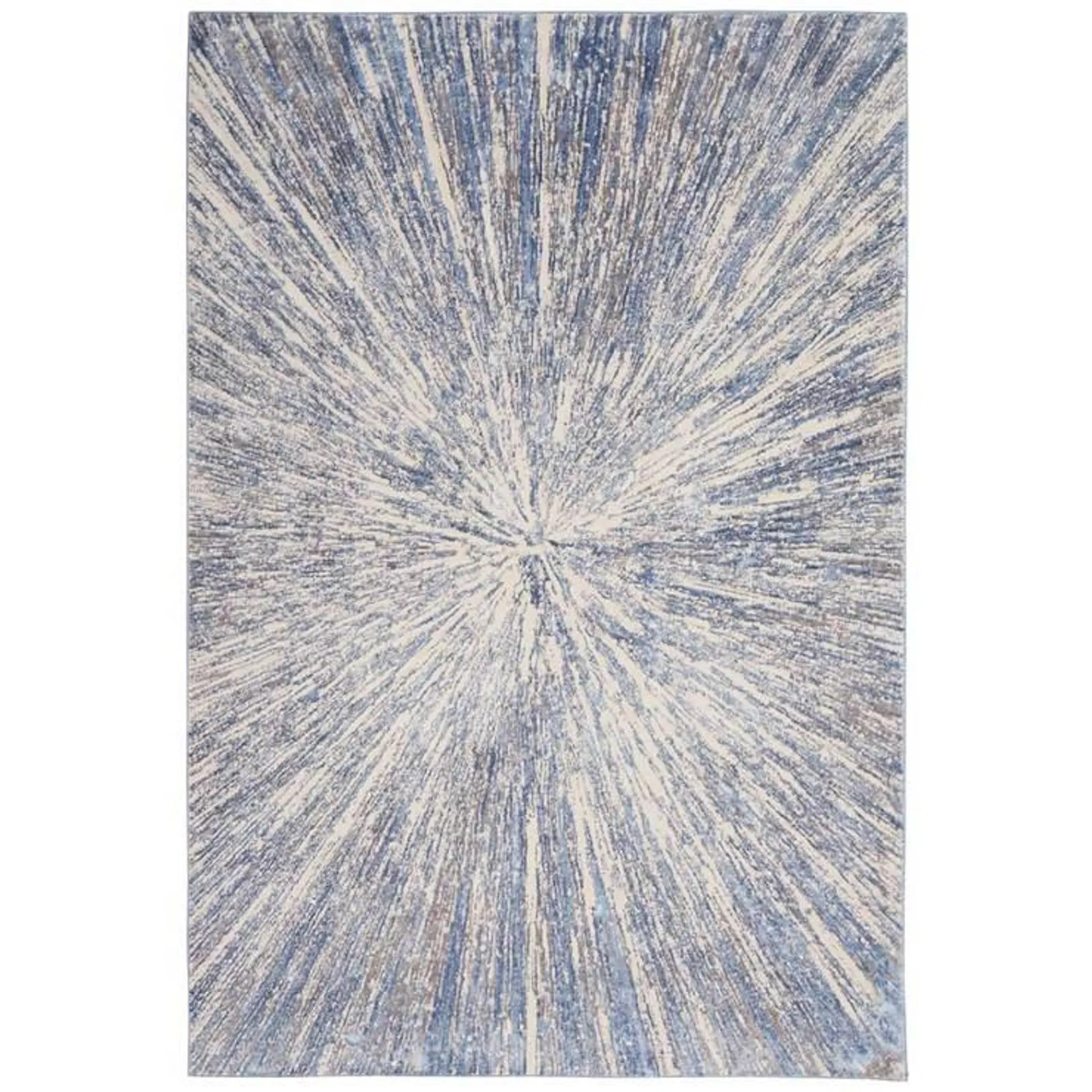 Silky Textures Cosmic Starburst Rug in 2 Sizes