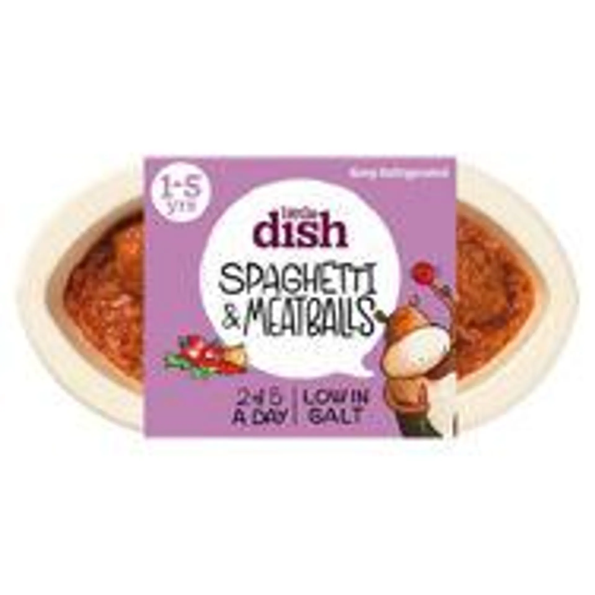 Little Dish Spaghetti & Meatballs 1-5 Yrs