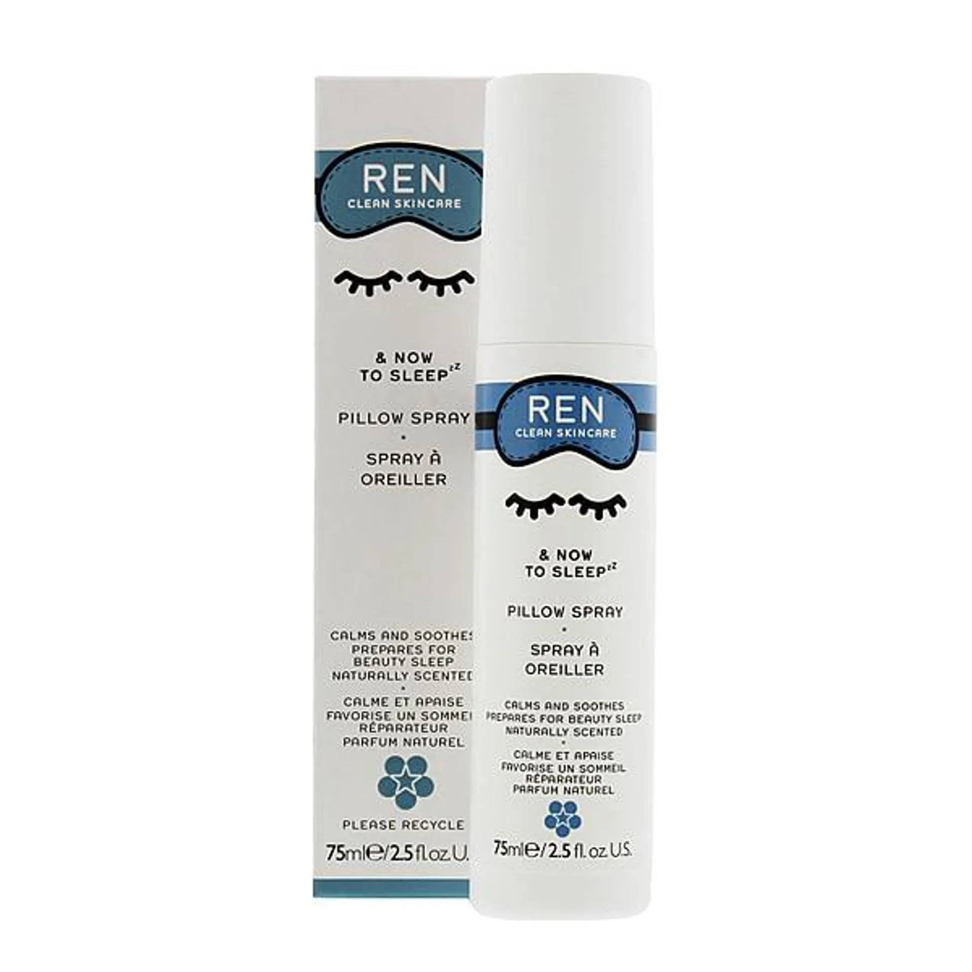 Ren Pillow Sray Now To Sleep - 75ml