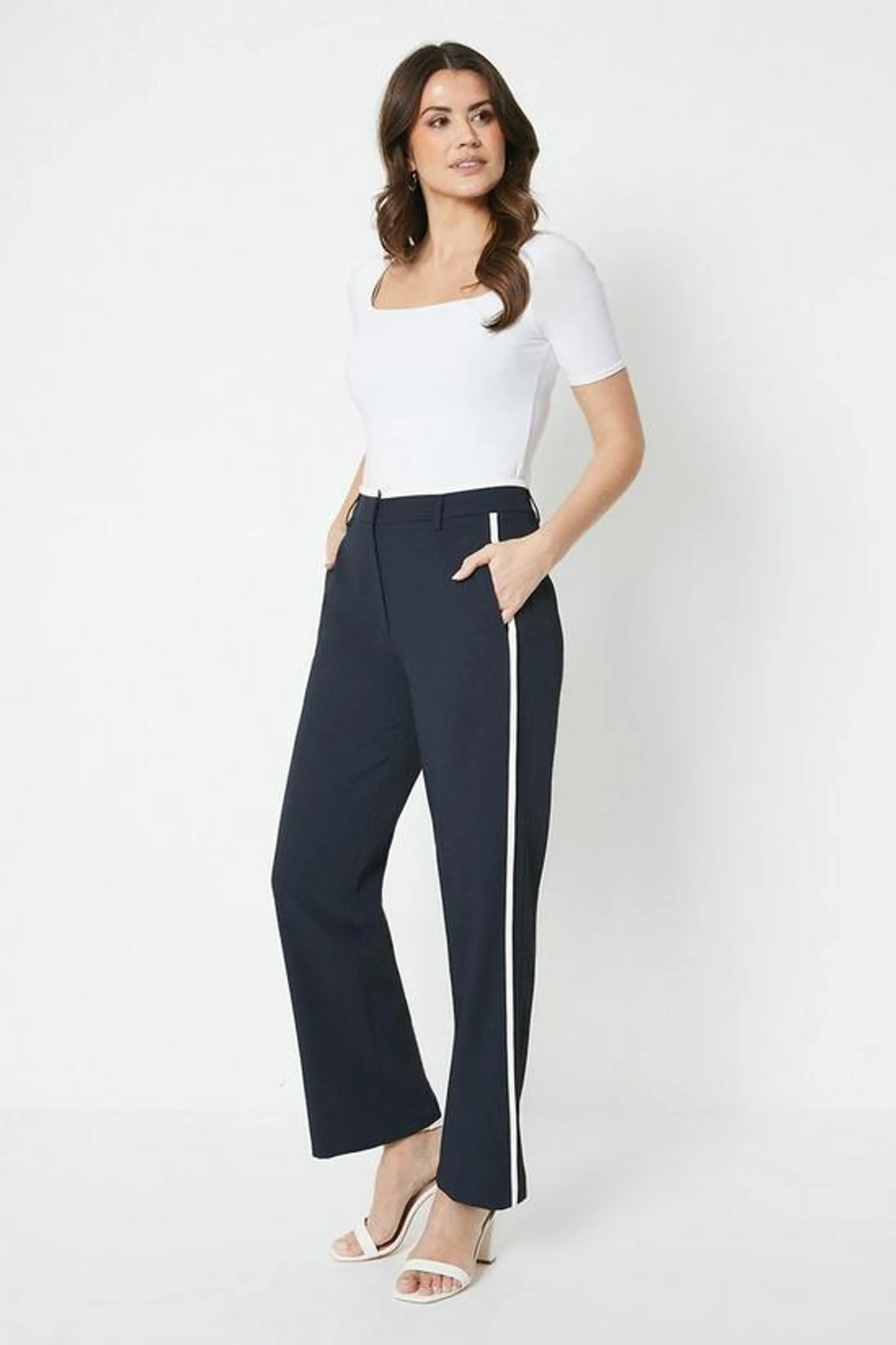 Premium Tipped Straight Leg Trouser