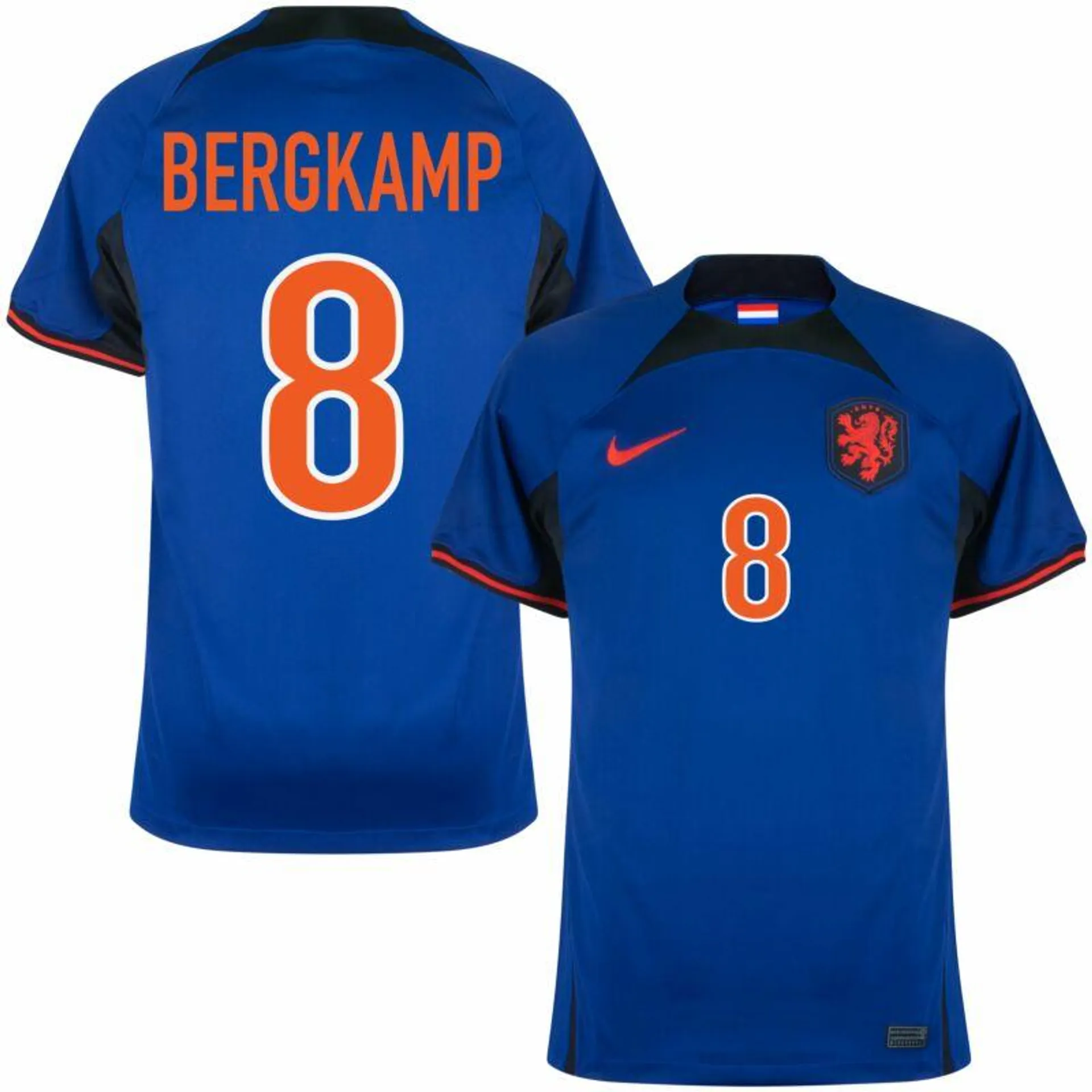 Nike Holland Away Bergkamp 8 Shirt 2022-2023 ('98 Legend Printing)