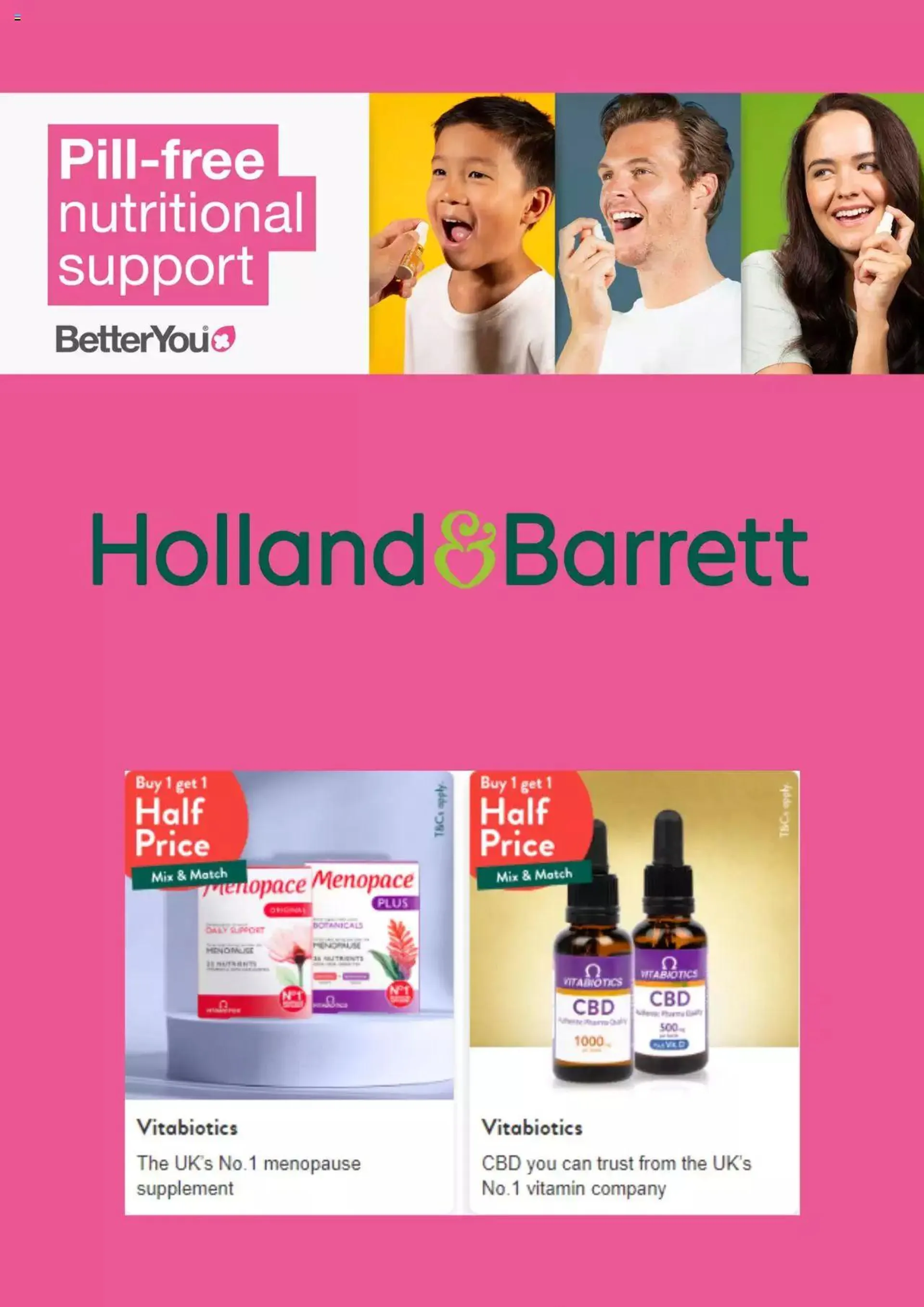 Holland & Barrett offers - 0