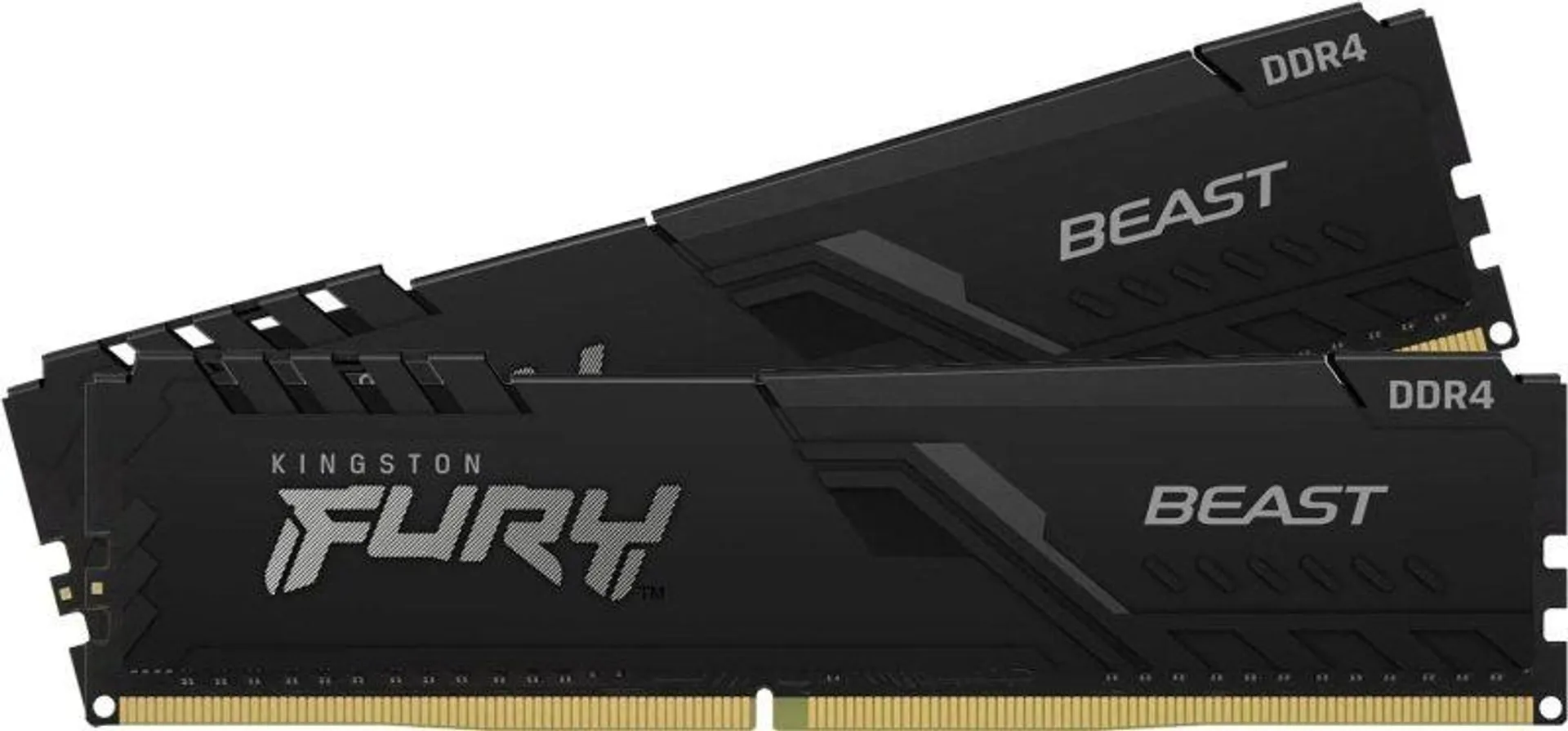Kingston FURY Beast 16GB (2 x 8GB) 2666MHz DDR4 RAM - Black