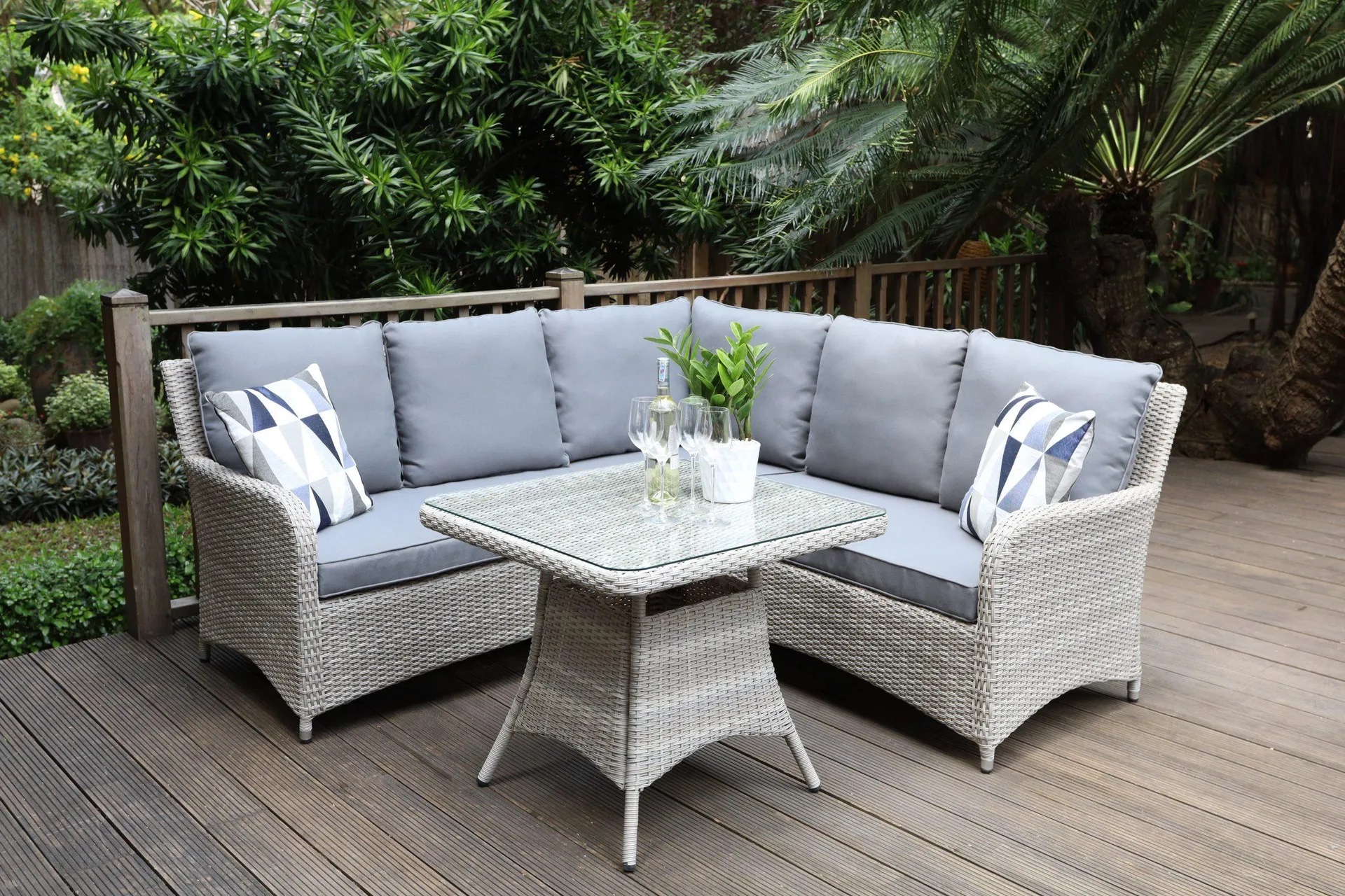 Chichester Corner Garden Dining Set