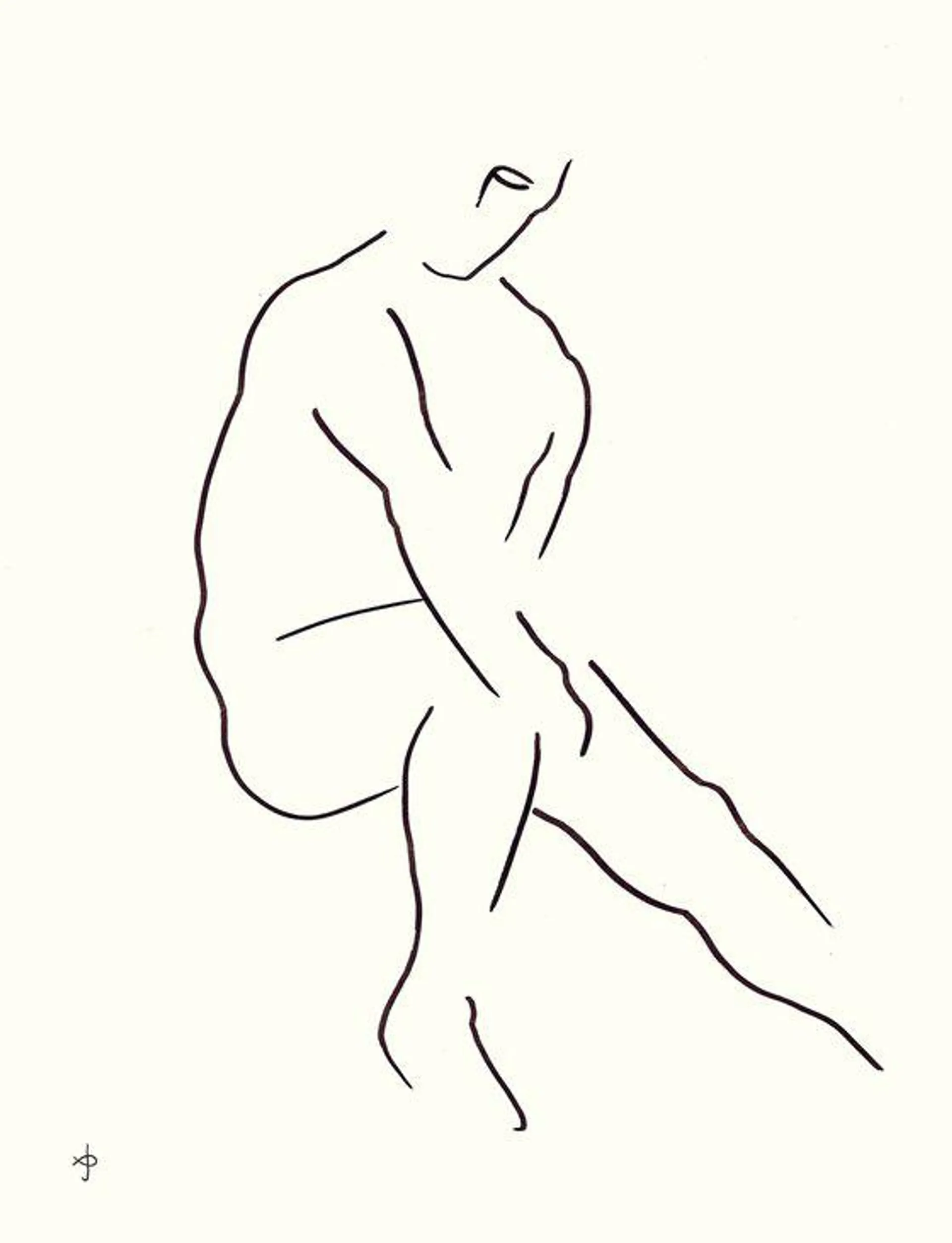 Male nude #001 (2020)