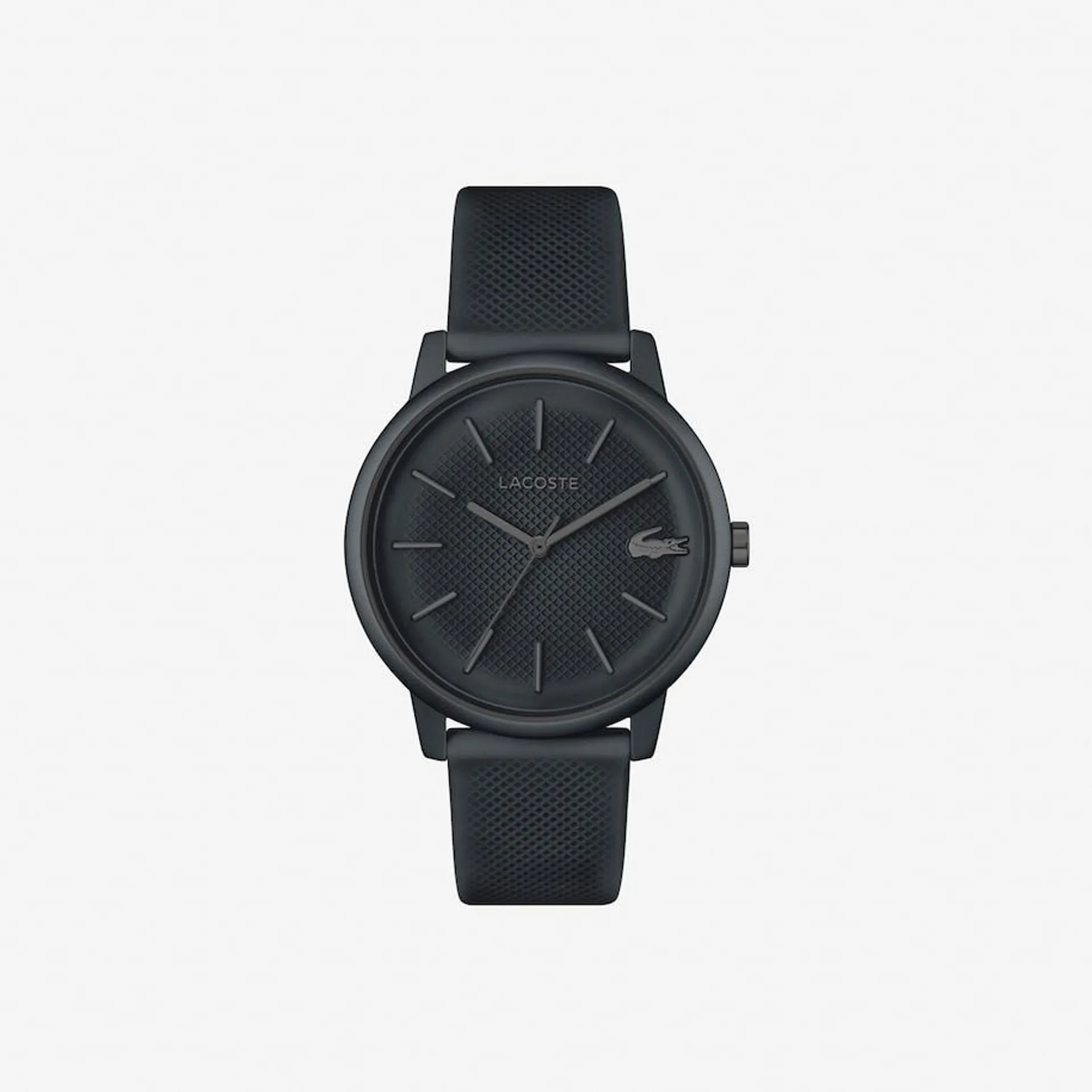 Lacoste.12.12 Move 3 Hands Watch Black Silicone