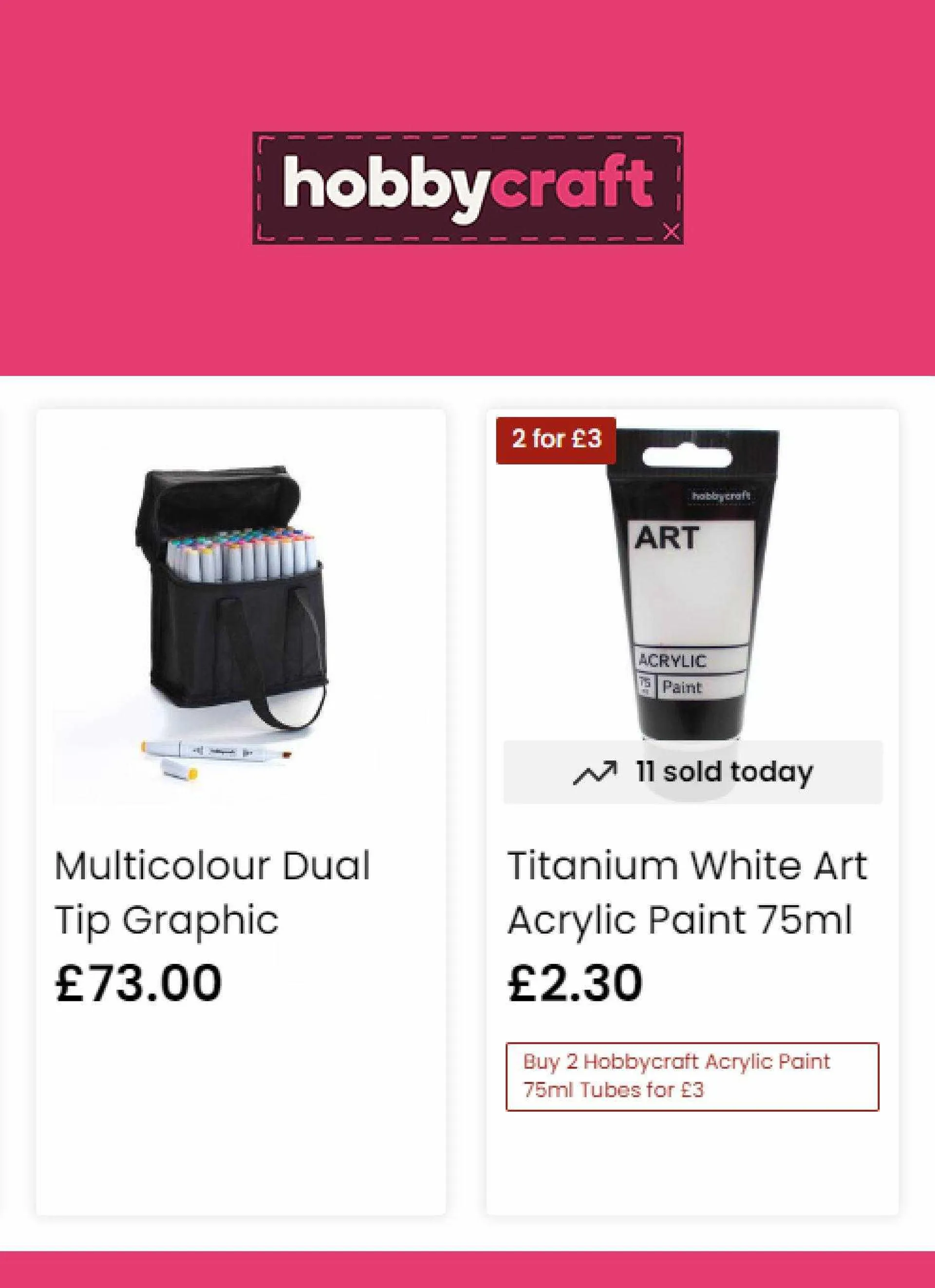 Hobbycraft Weekly Offers - 3