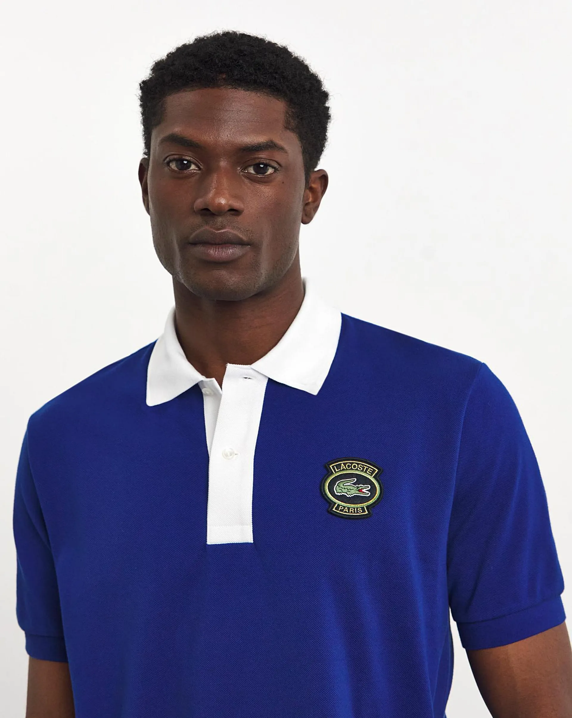 Lacoste Royal Blue Badge Polo Shirt