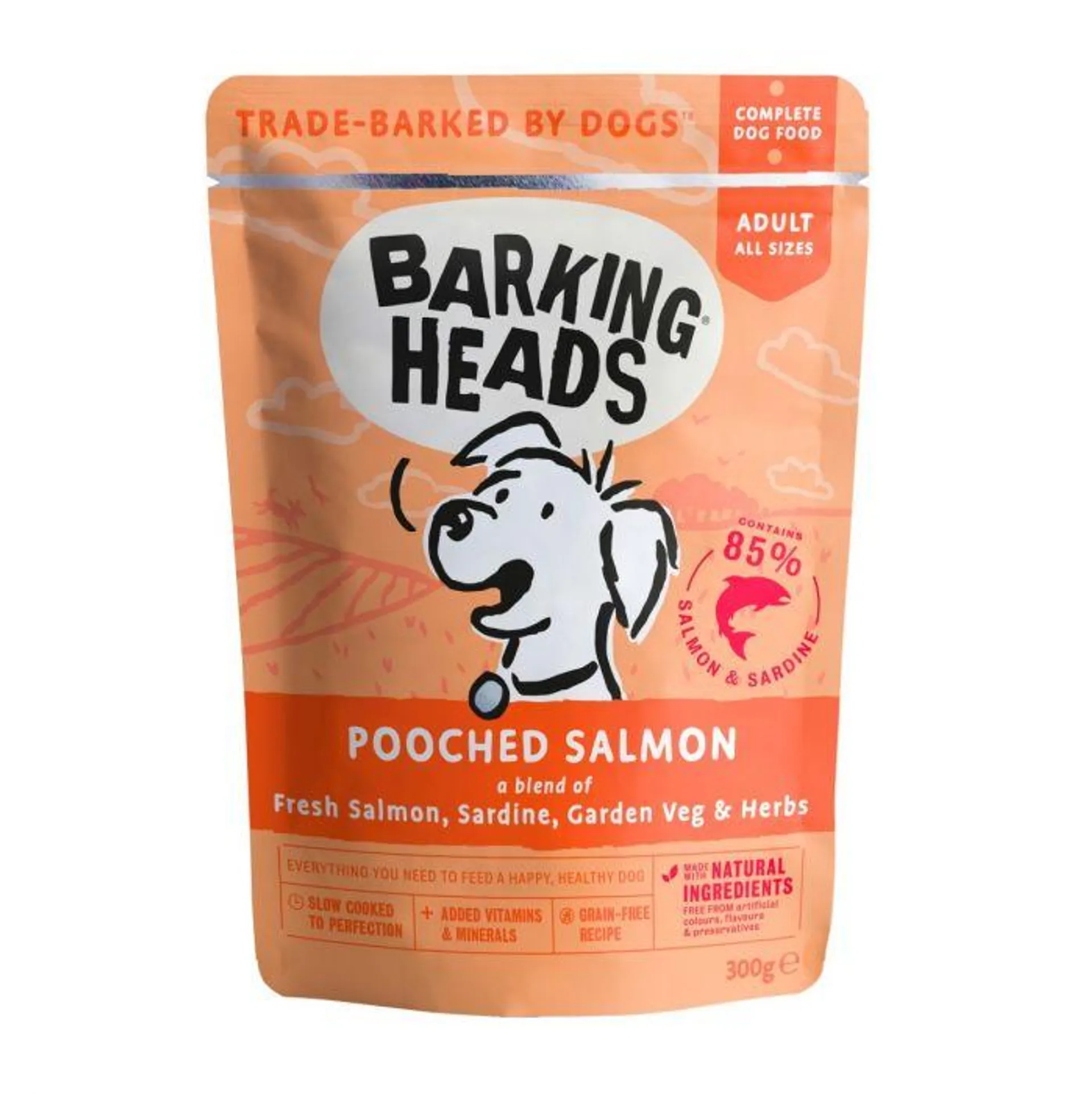 Barking Heads - Pooched Salmon Wet 300G