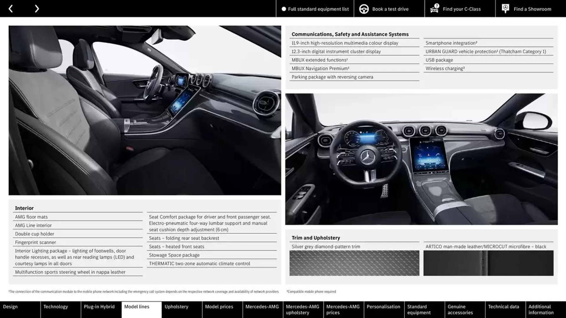 Mercedes Benz C-Class Saloon from 9 October to 9 October 2025 - Catalogue Page 23