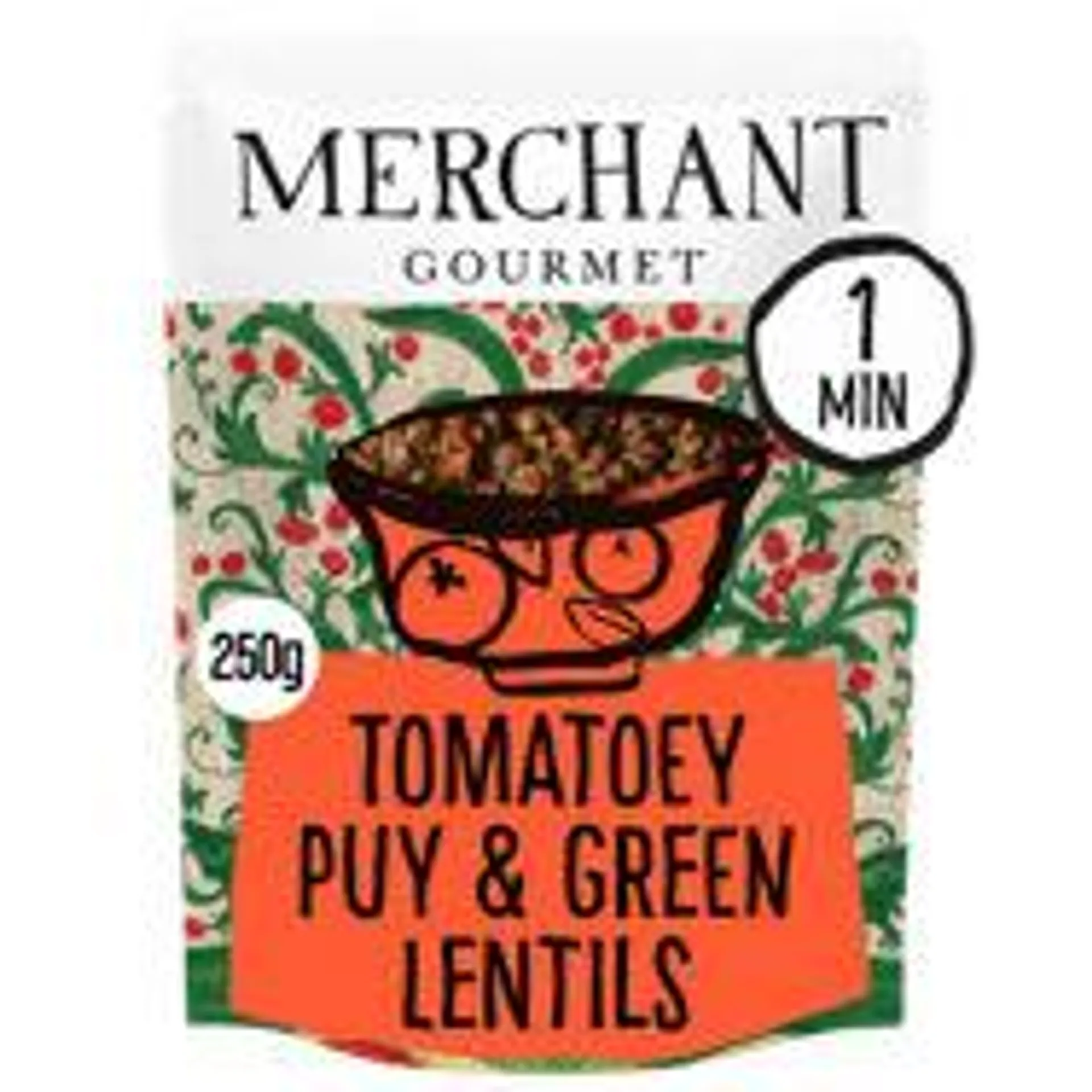 Merchant Gourmet Tomatoey French Puy & Green Lentils 250g