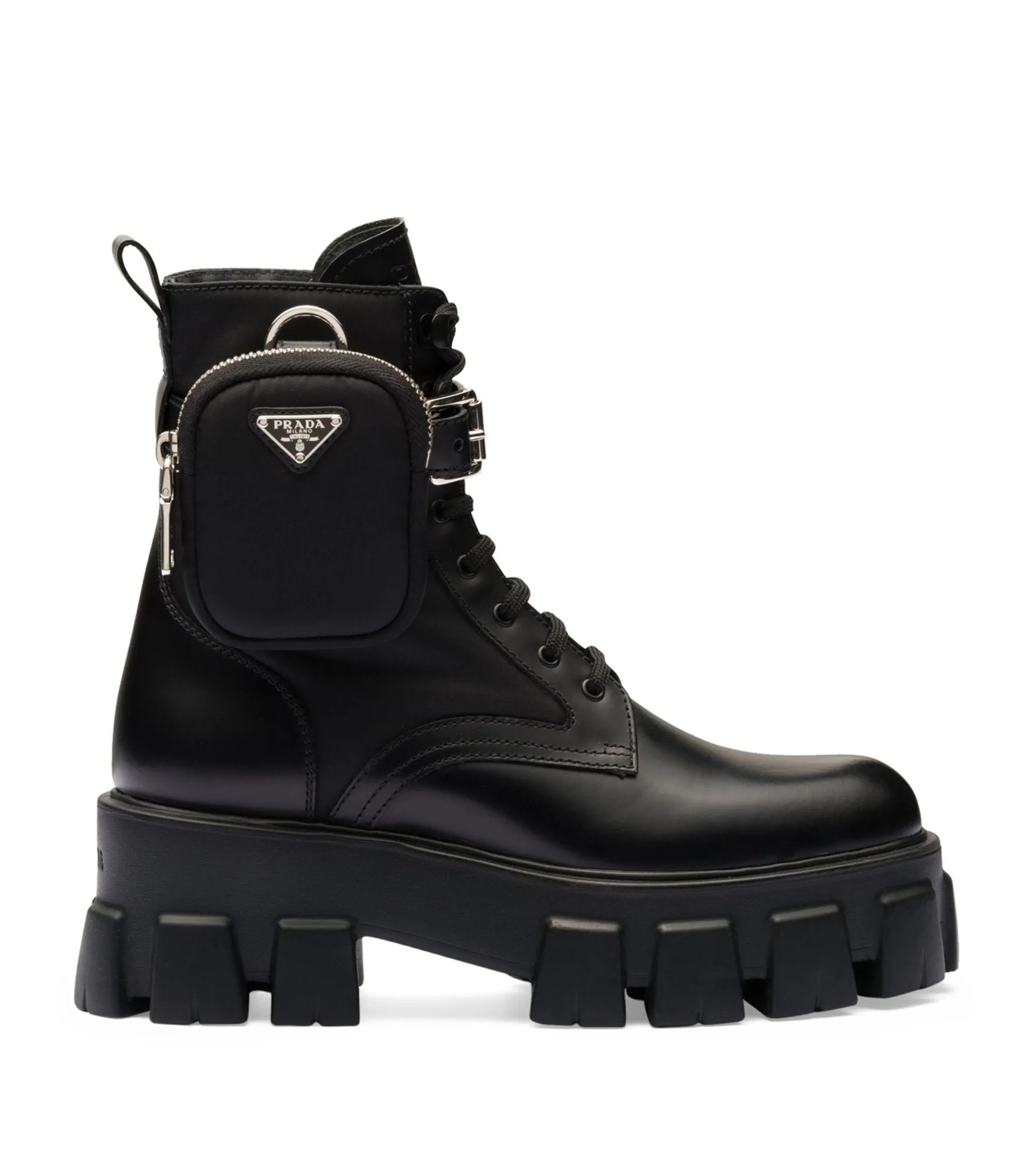 Monolith Lace-Up Boots with Pouch