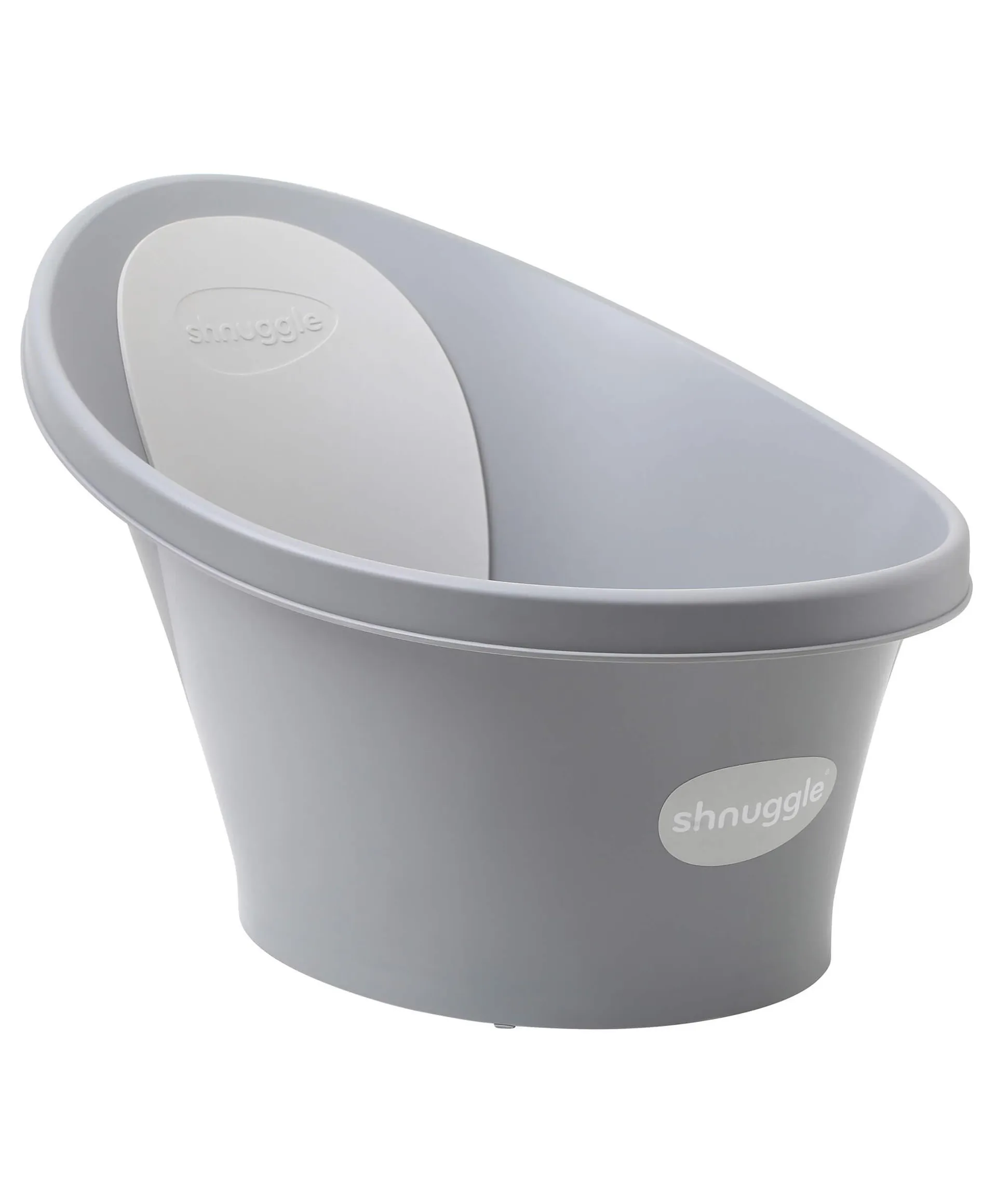 Shnuggle Baby Bath with Plug - Pebble Grey