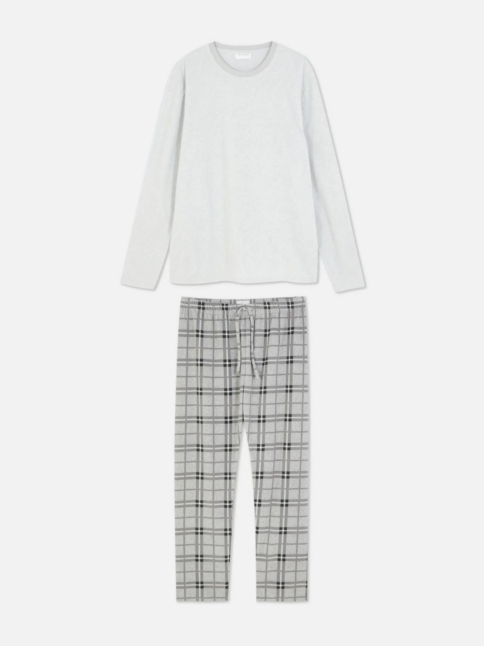 Soft Checked Long Pyjamas