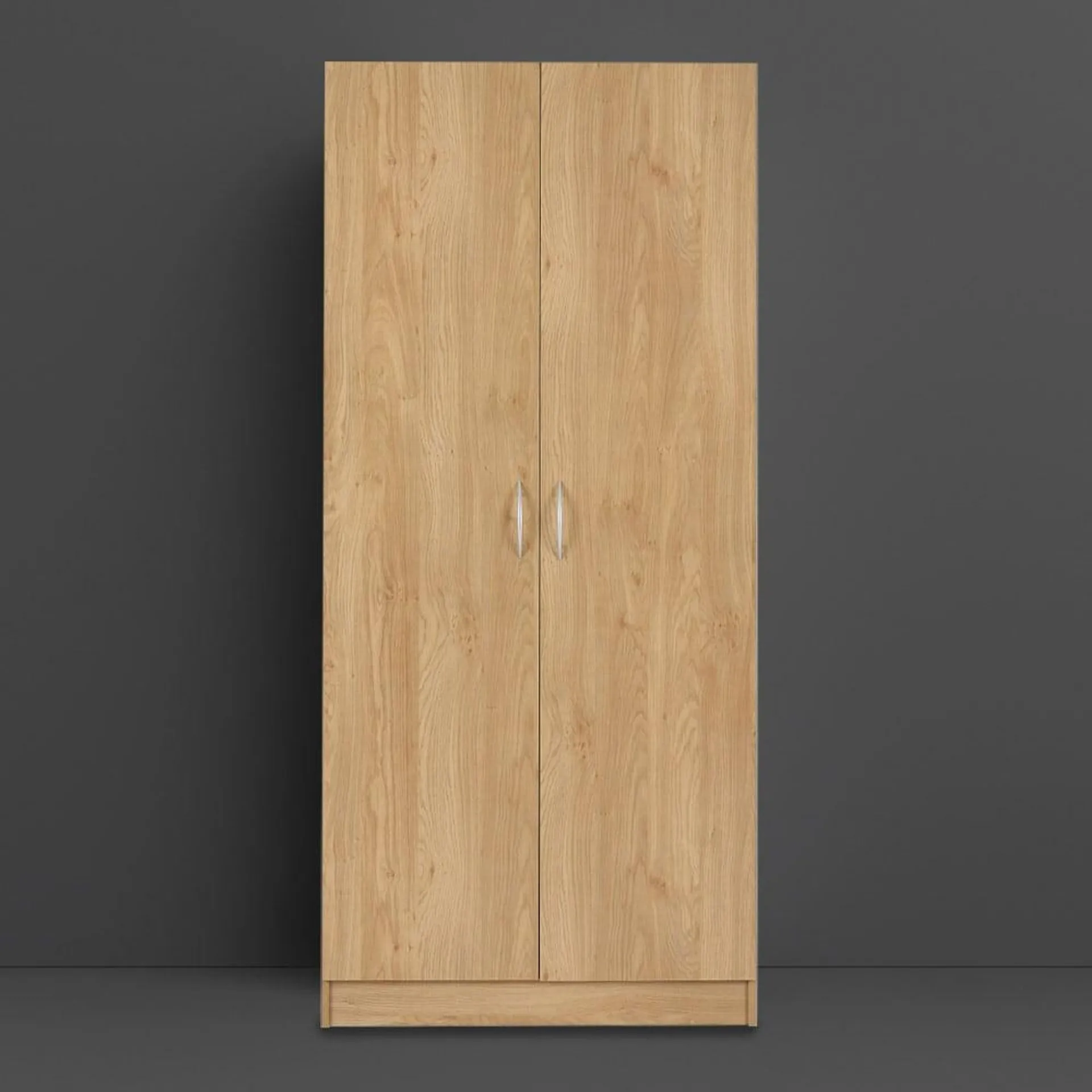 Seconique Bellingham 2 Door Oak Veneer Wardrobe