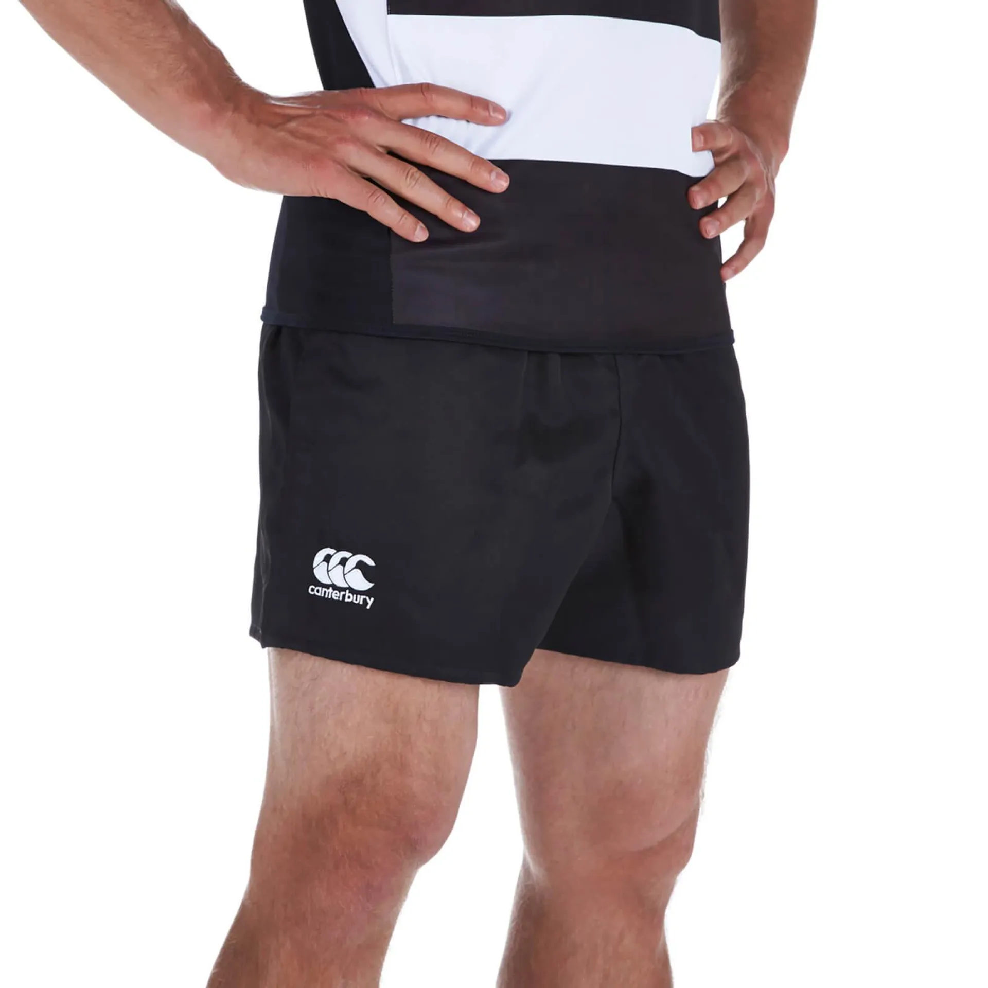 MENS PROFESSIONAL POLYESTER SHORT BLACK