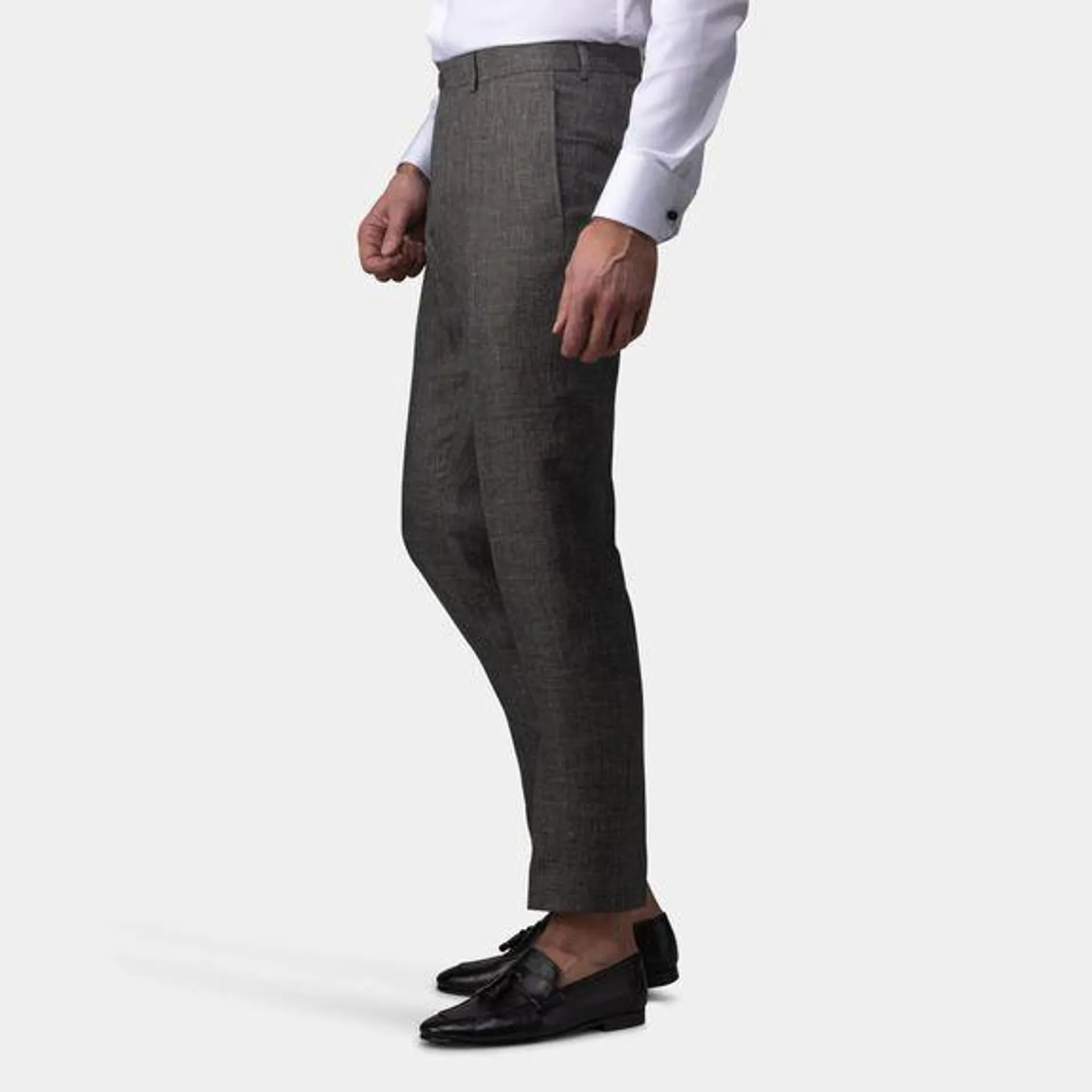 Dark gray suit pants