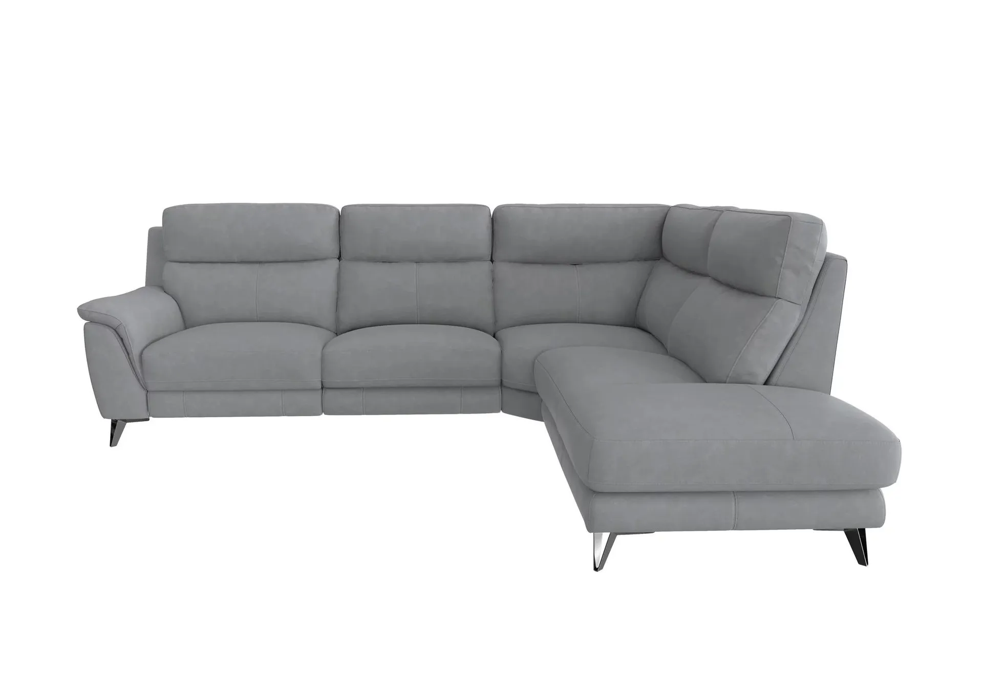 Contempo 3 Seater Chaise End Fabric Power Recliner Sofa