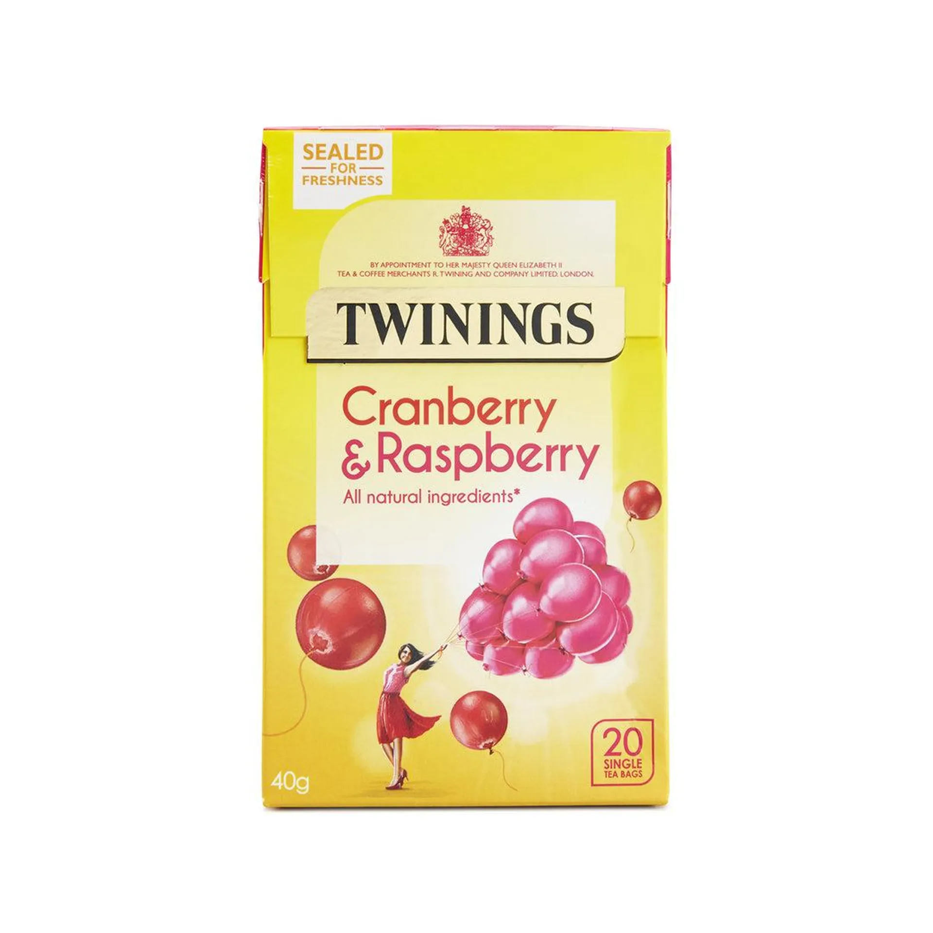 Cranberry & Raspberry 20 Tea Bags