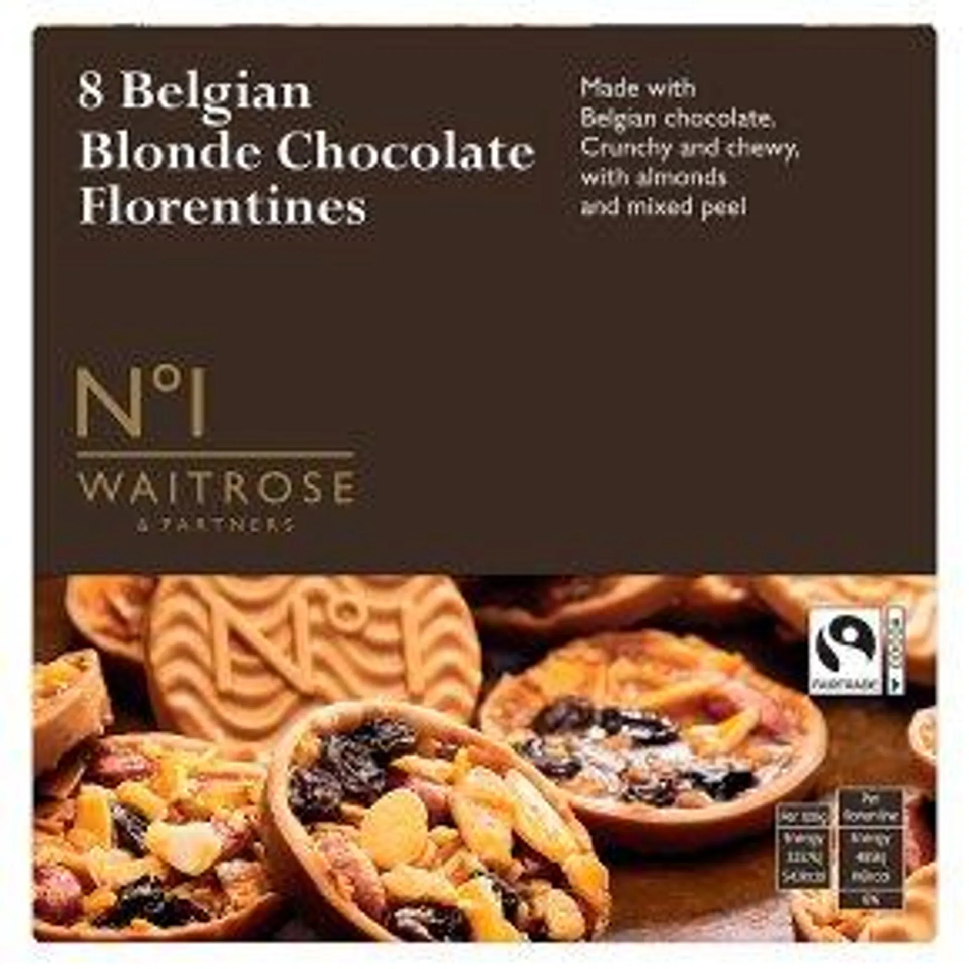 No.1 Blonde Choc & Seasalt Florentines