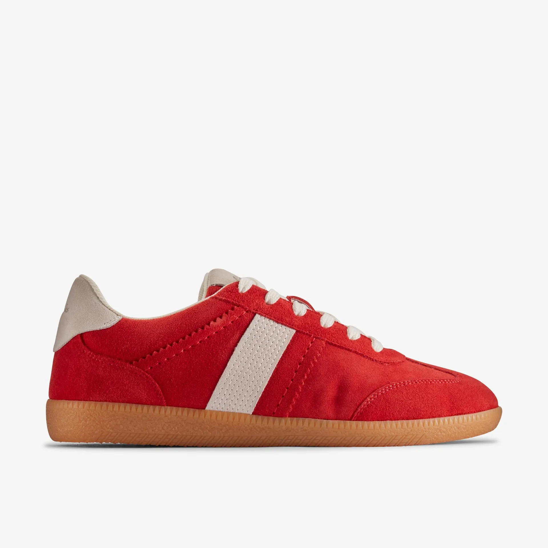 Red Combination Suede