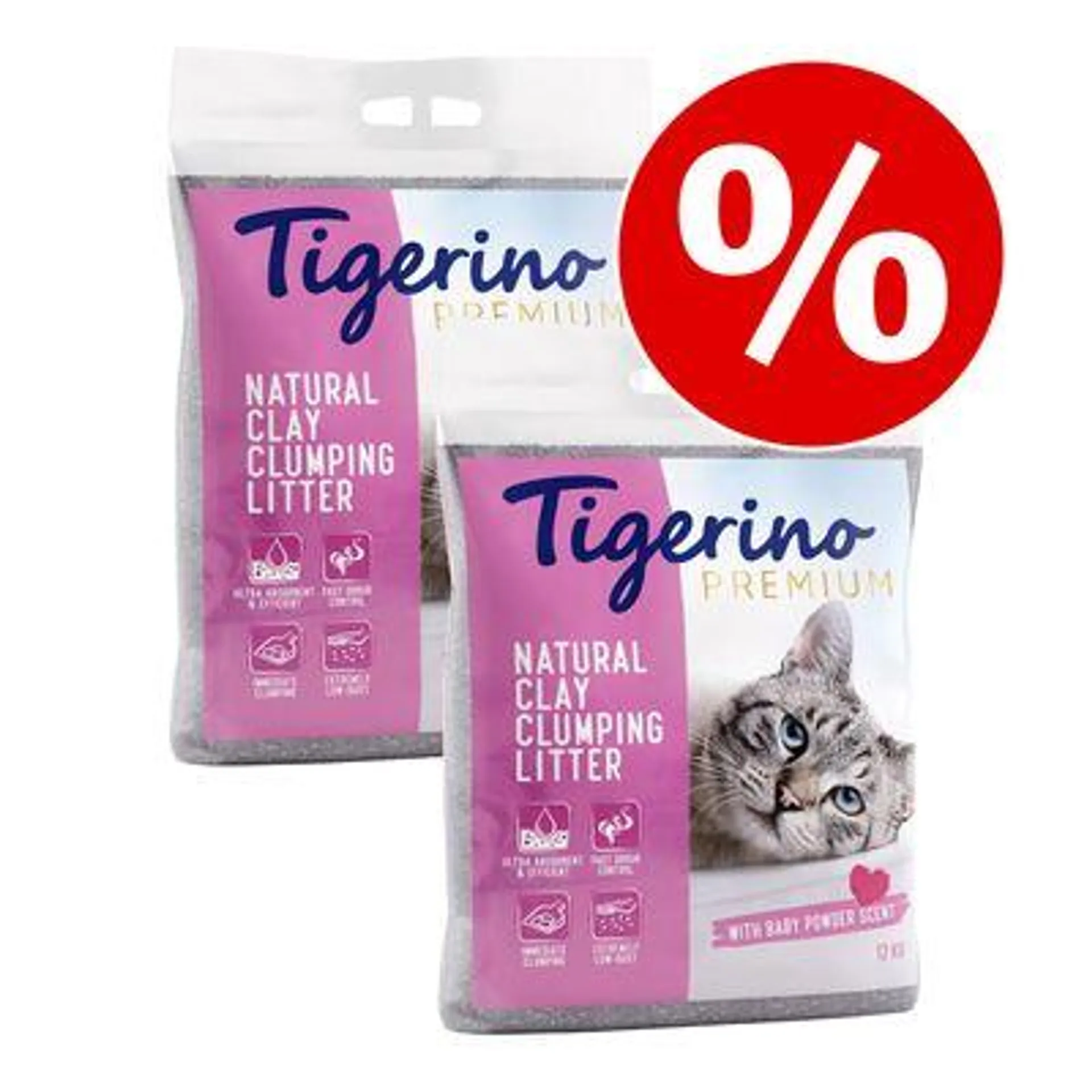 2 x 12kg Tigerino Canada / Premium Cat Litter - Special Price!*